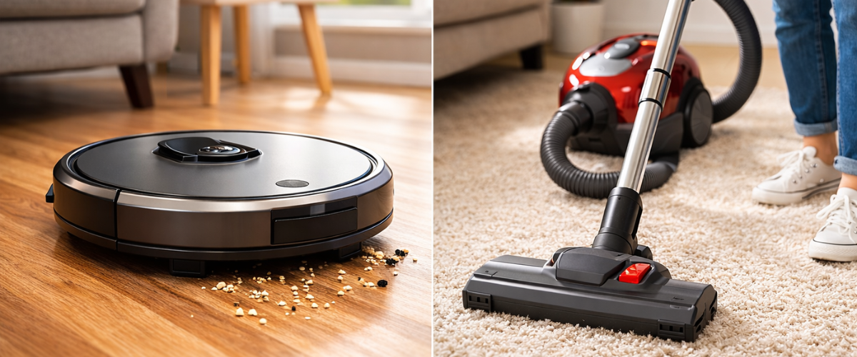 Robot Vacuum vs Traditional Vacuum: Do You Need Both?