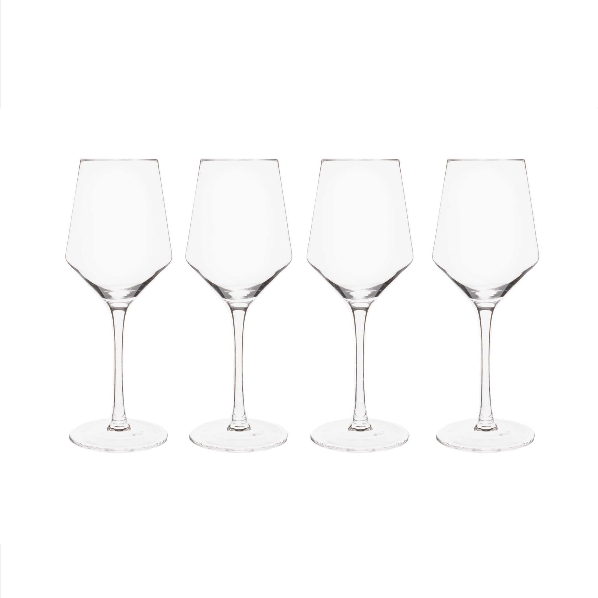 Set of 4 White Wine Glasses - 14 Oz by Creative Gifts