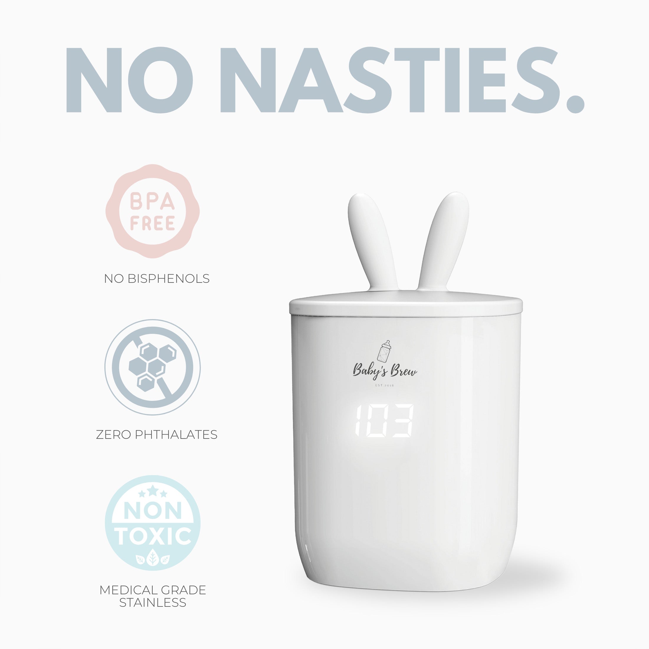 3.0 Portable Bottle Warmer Adapter Set (Warmer + Four Adapters)