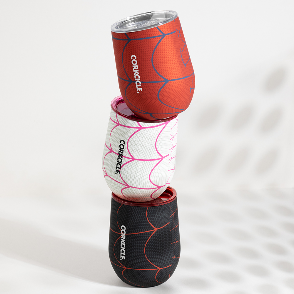 Spider-Man Stemless Set (3) by CORKCICLE.