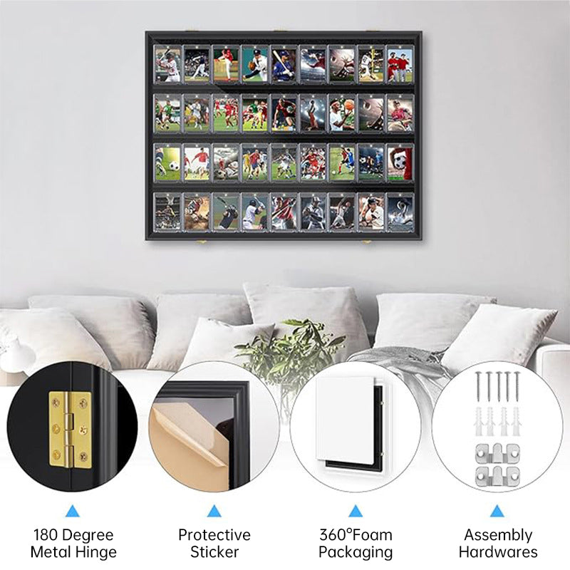 Large Sports Card Display Cases For Football, Basketball, Hockey cards