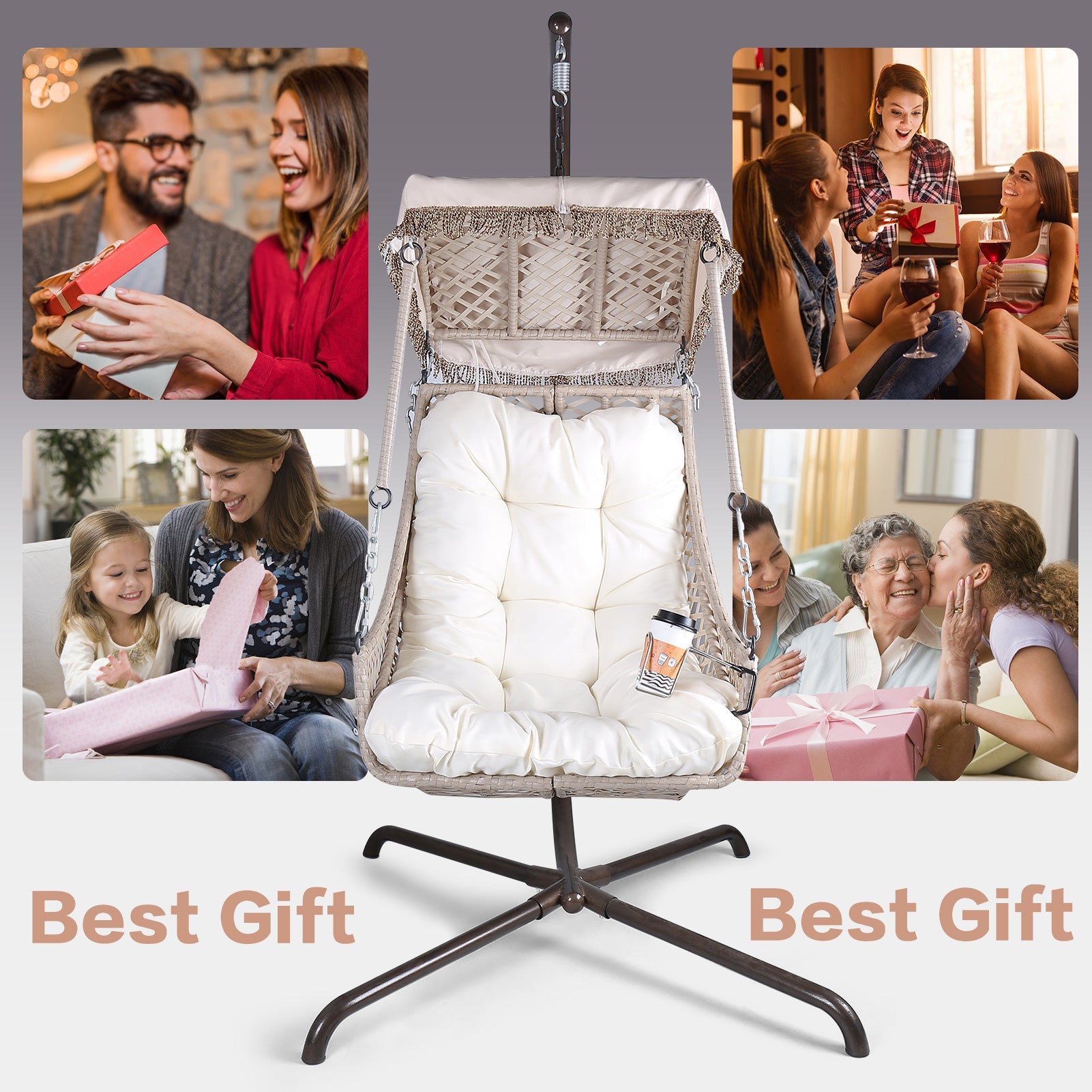 Swing Egg Chair with Stand
