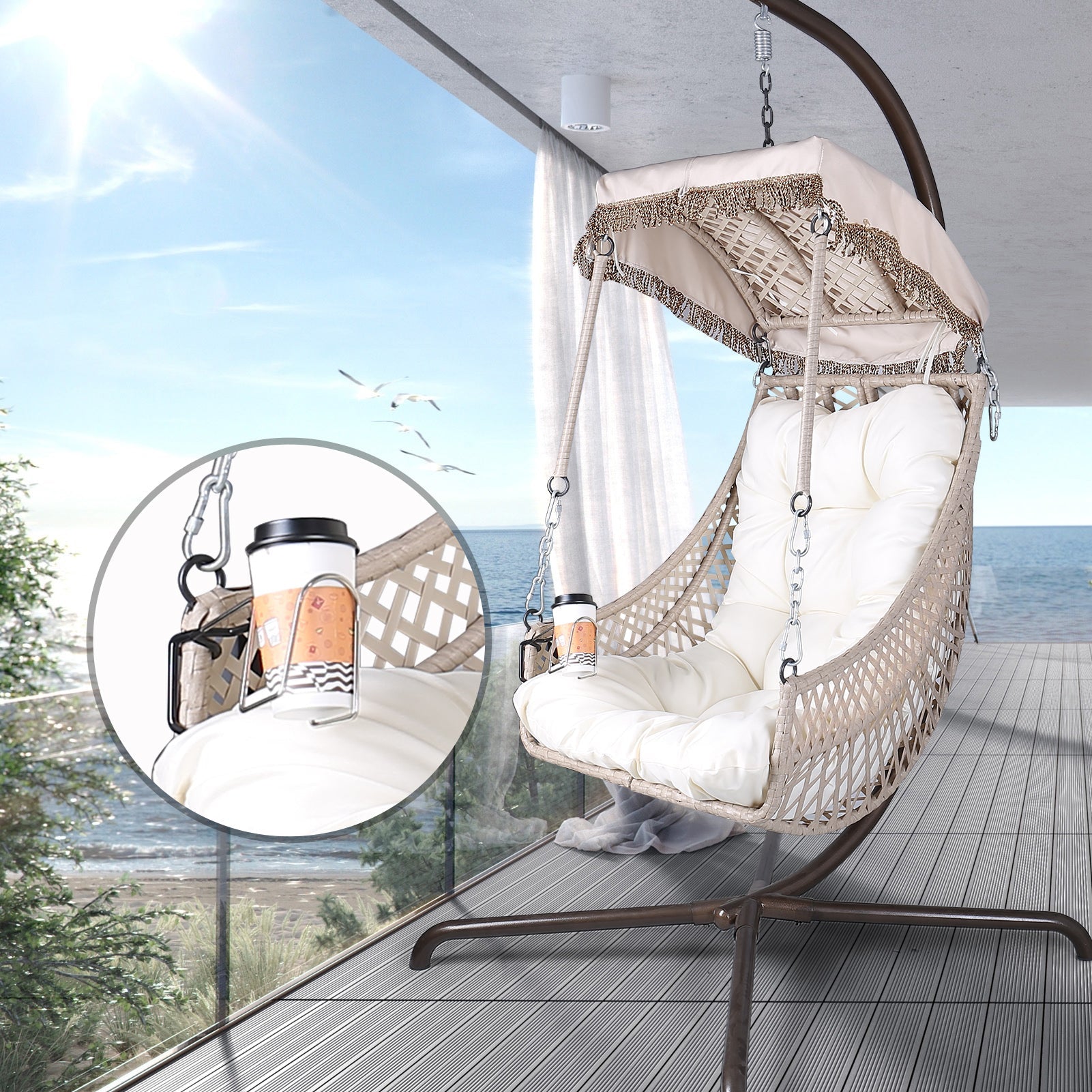 Swing Egg Chair with Stand