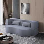 2 In 1 Convertible Full Size Folding Loveseat Couch