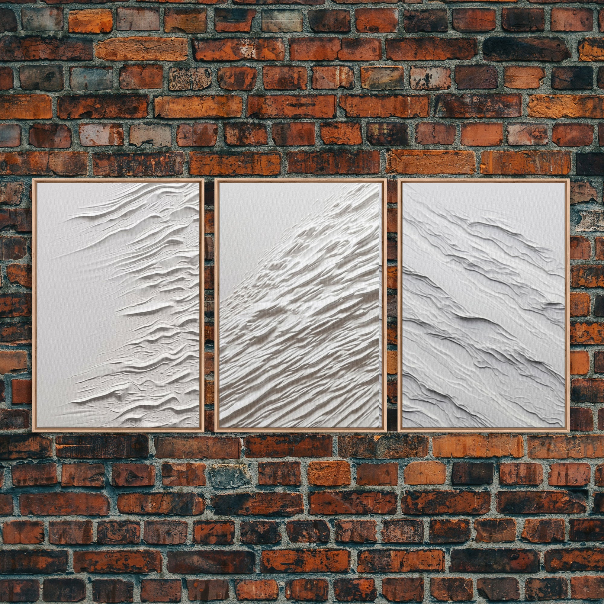Triptych Framed Canvas Print Wall Art Set of 3