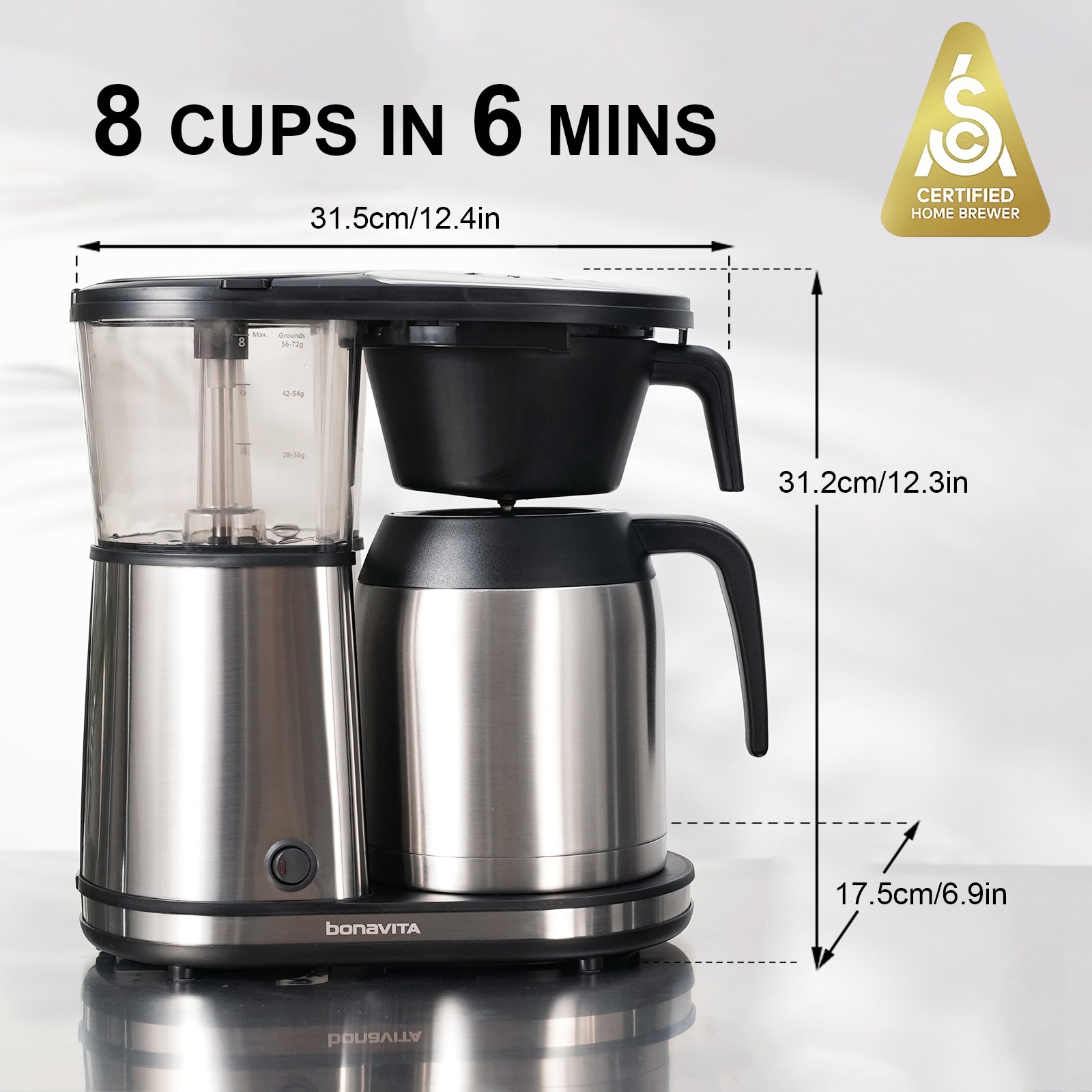 Connoisseur 8-Cup Drip Coffee Brewer