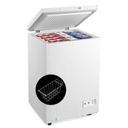 3.5/5 Cu.ft Compact Chest Freezer with Basket