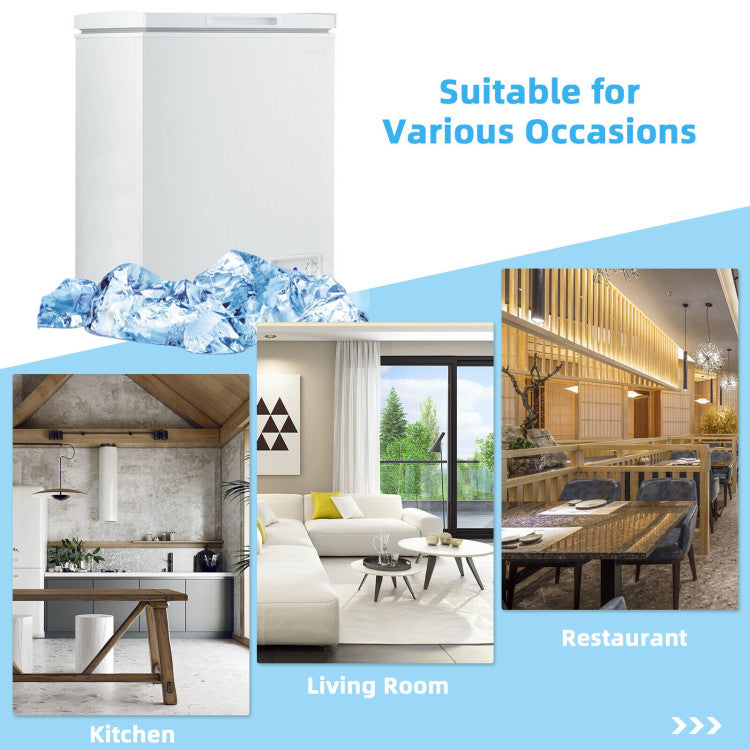 3.5/5 Cu.ft Compact Chest Freezer with Basket