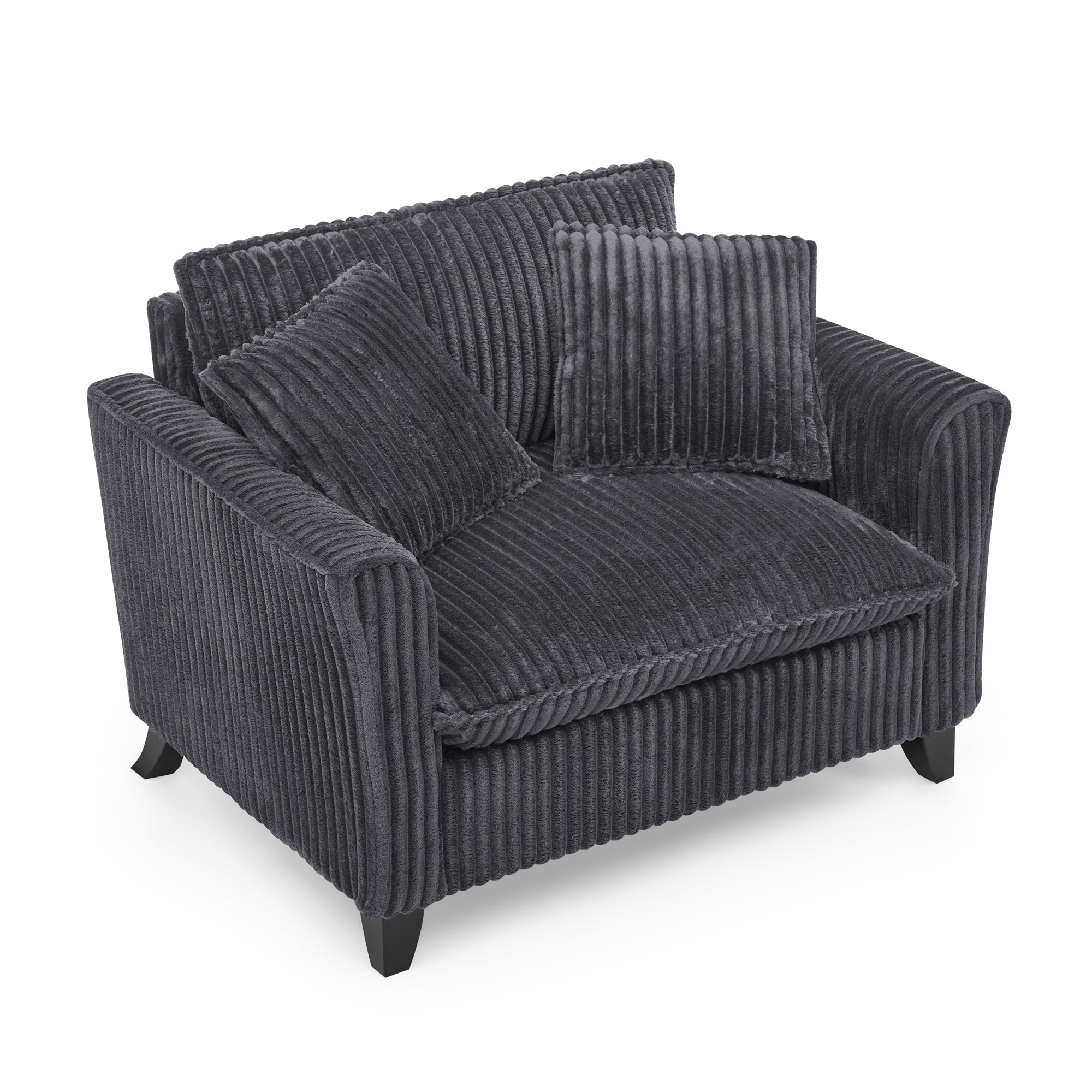 Lazy Sofa Chair with a Backrest - Grey