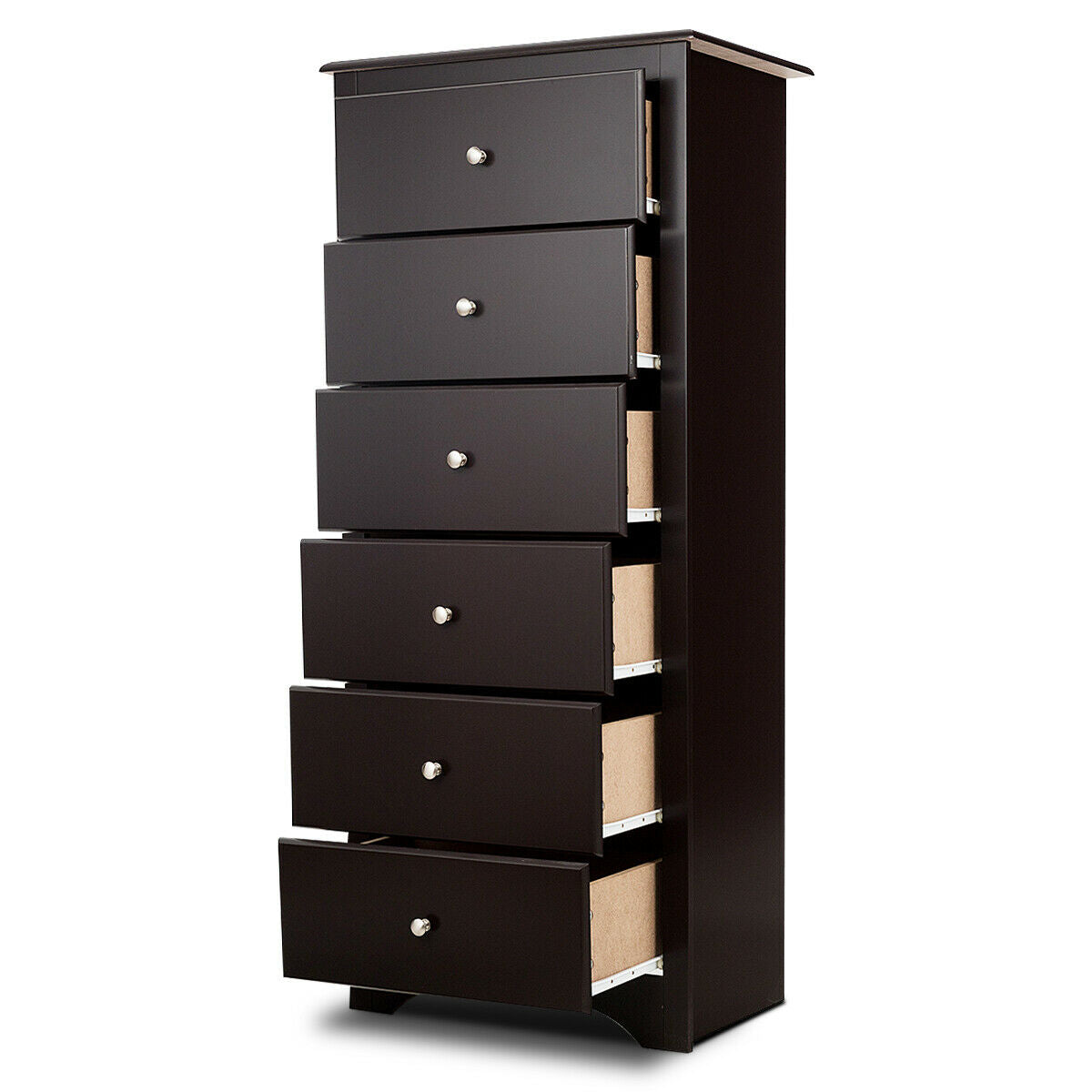 6 Drawers Chest Dresser - Brown