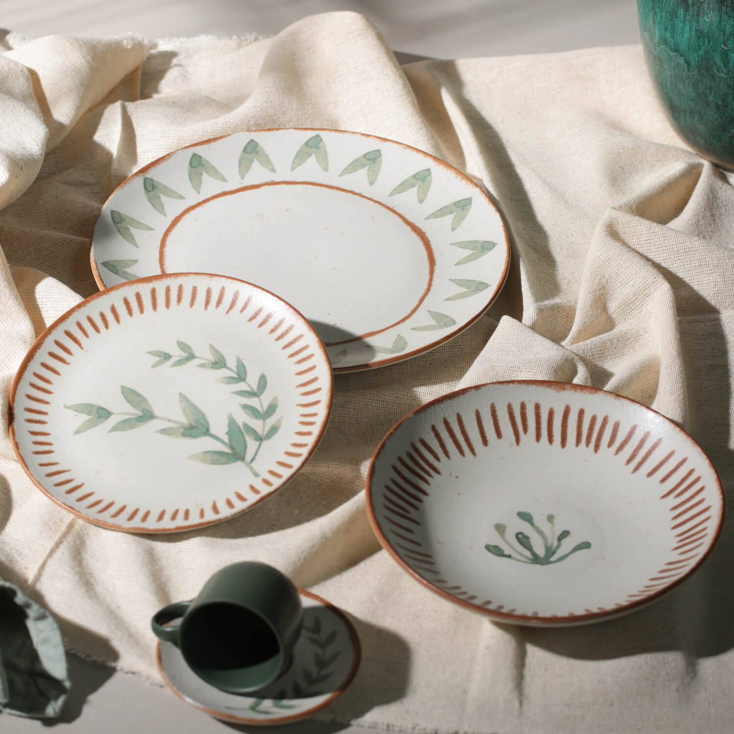 Dinner Plate Set of 6 by Porto Brasil