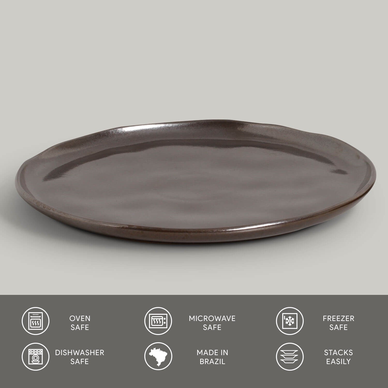 Dinner Plate Set of 6 by Porto Brasil