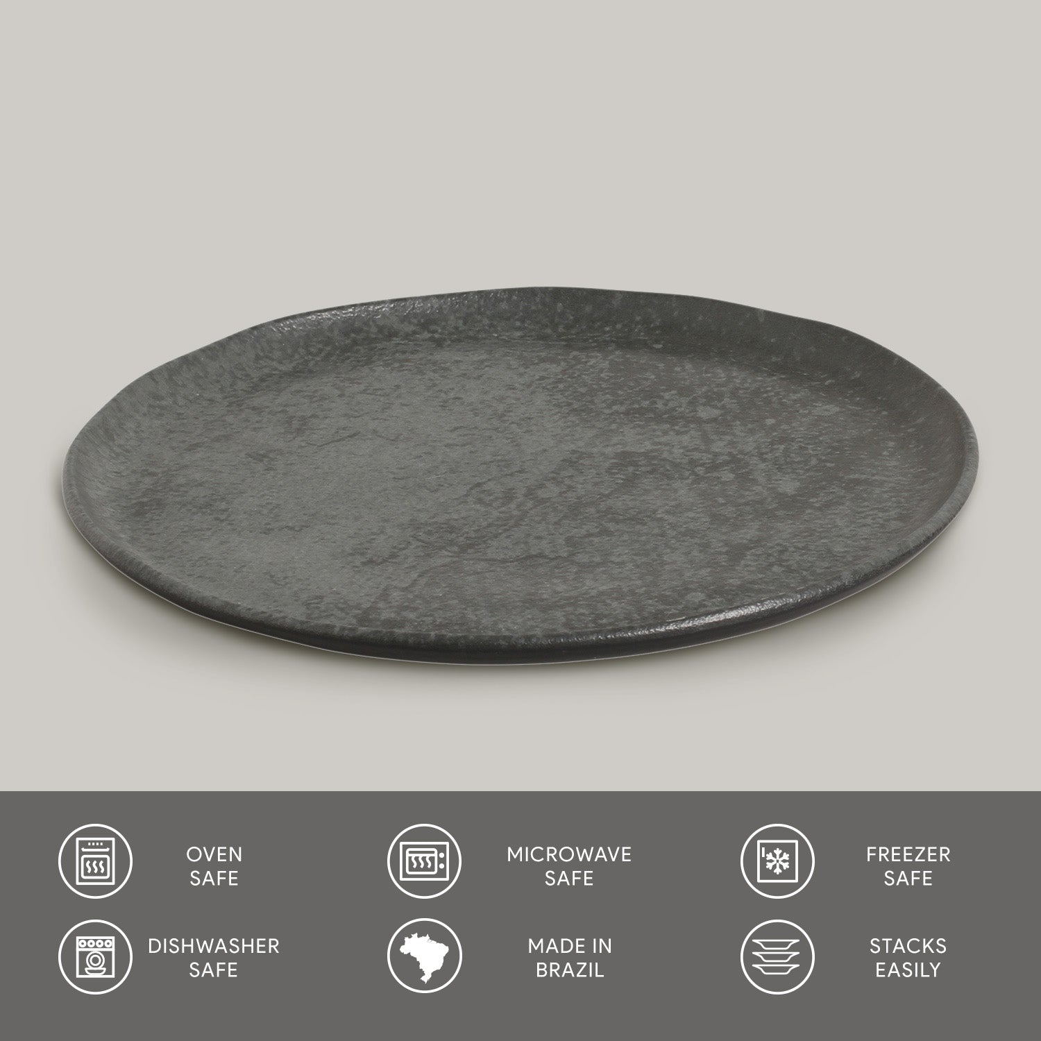 Dinner Plate Set of 6 by Porto Brasil