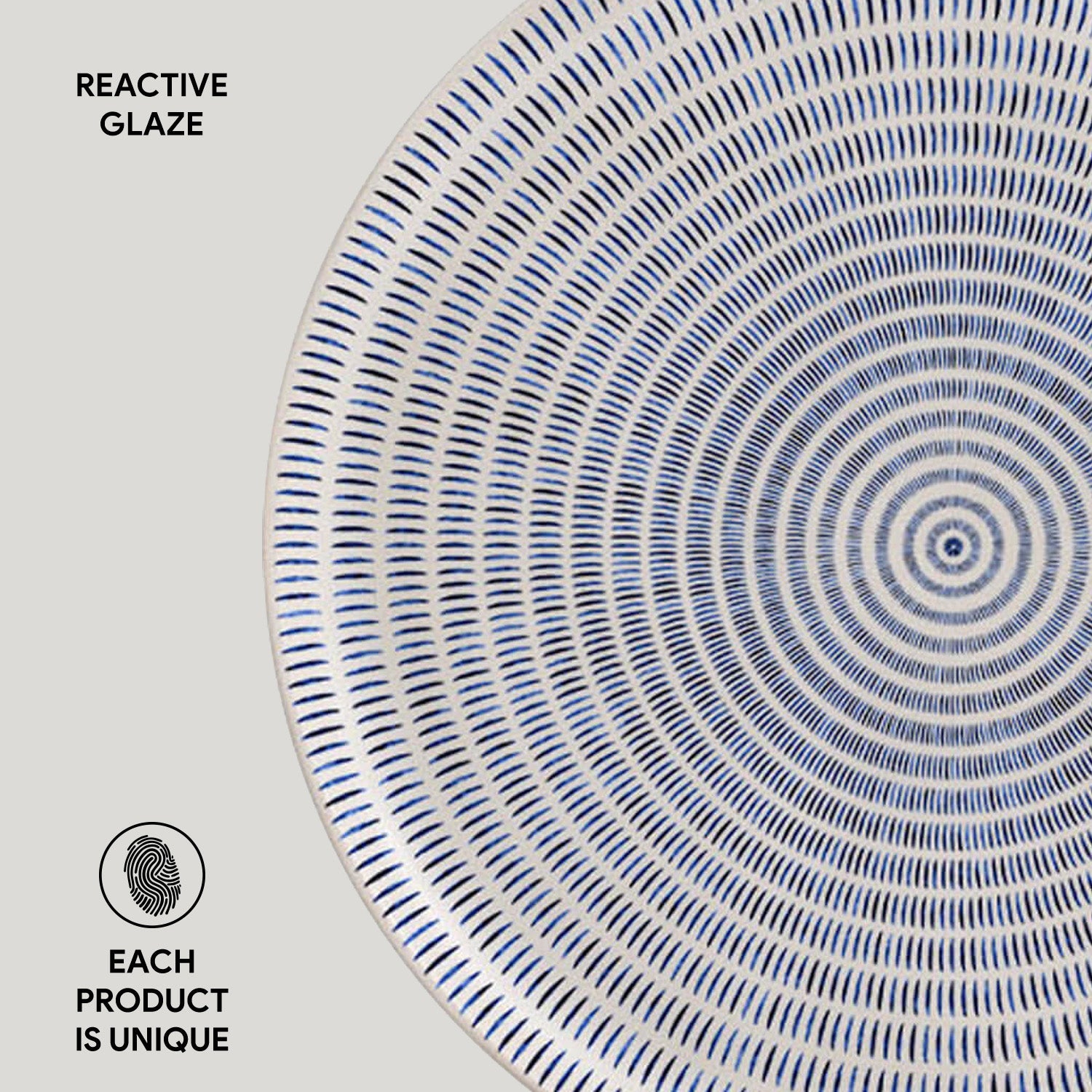 Dinner Plate Set of 6 by Porto Brasil