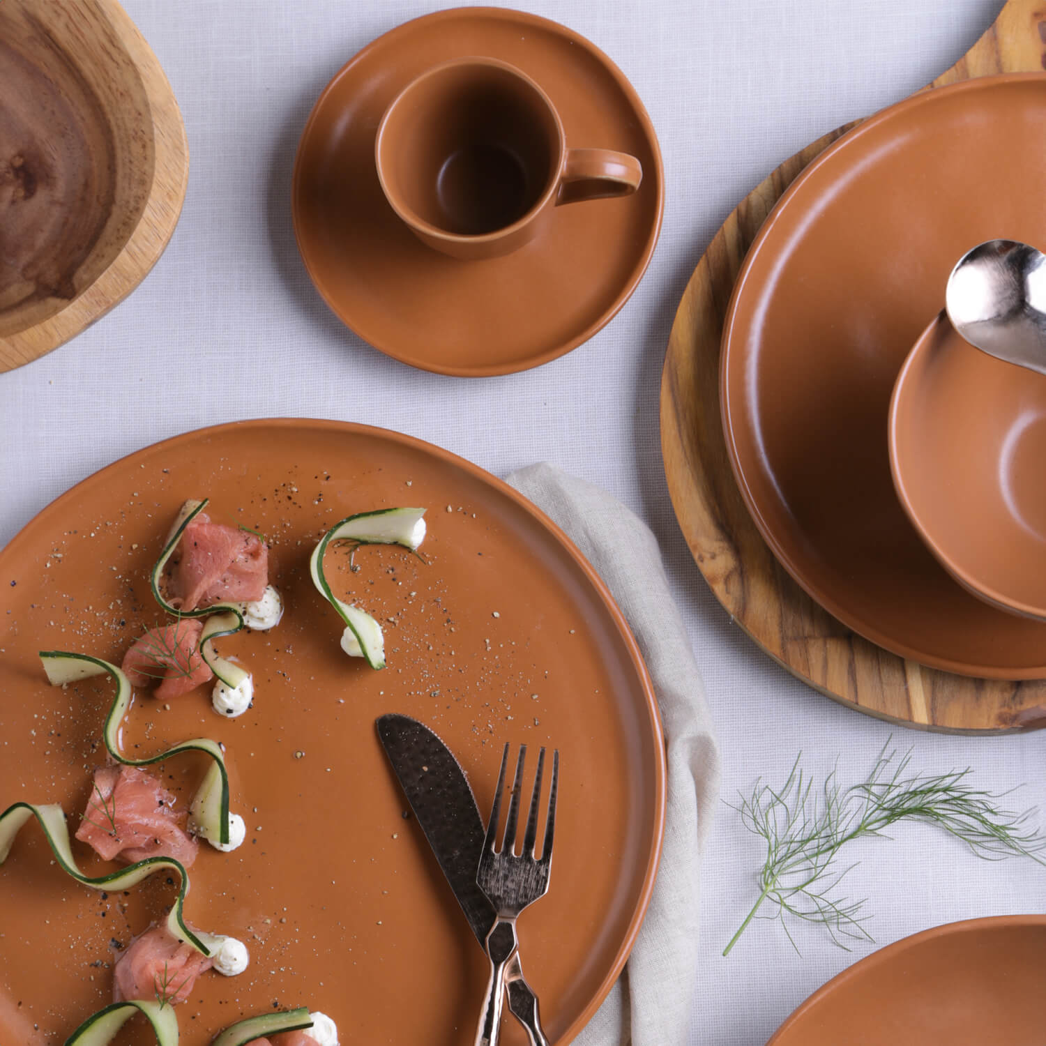 Dinner Plate Set of 6 by Porto Brasil