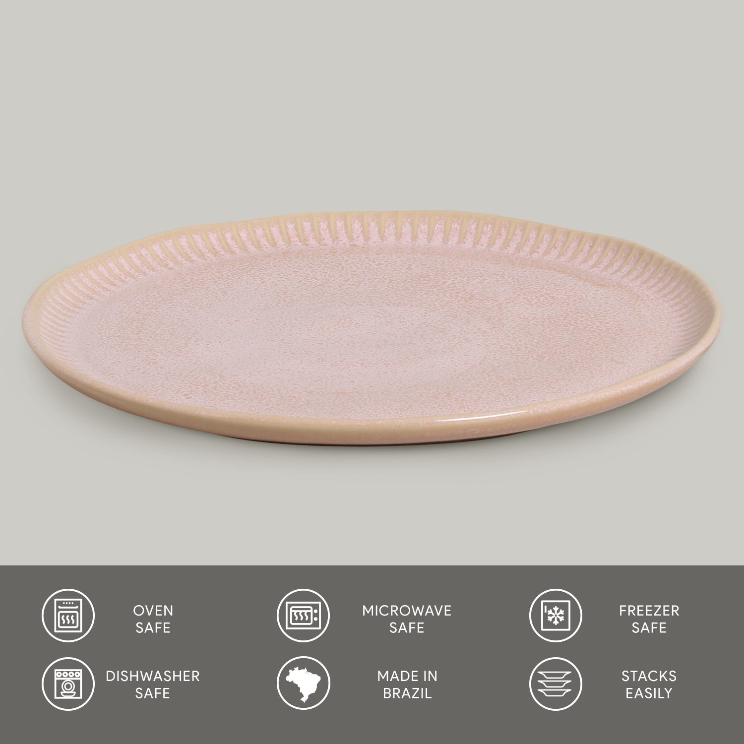 Dinner Plate Set of 6 by Porto Brasil