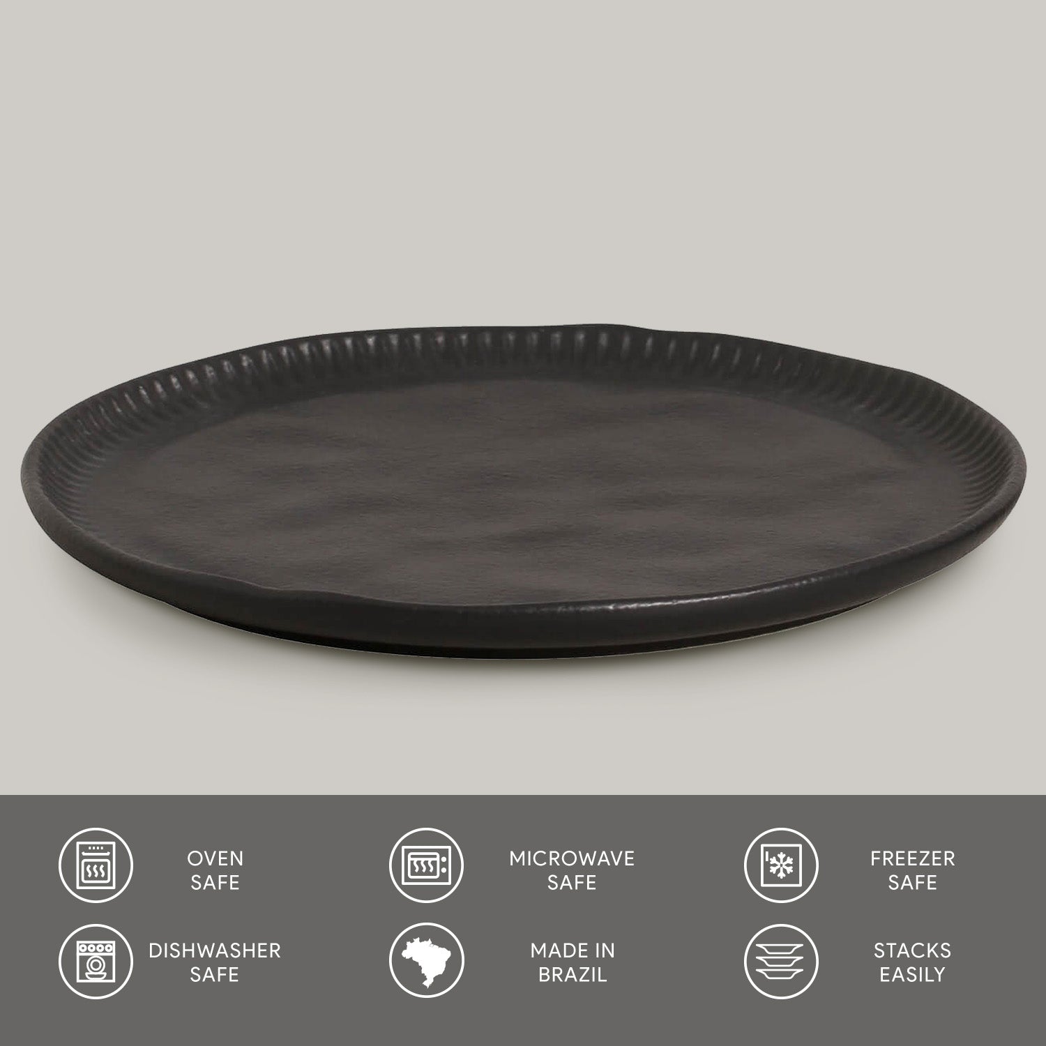 Dinner Plate Set of 6 by Porto Brasil