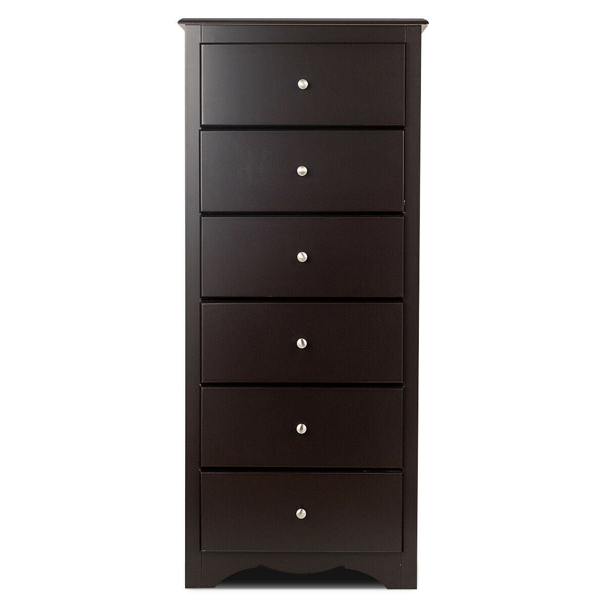 6 Drawers Chest Dresser - Brown