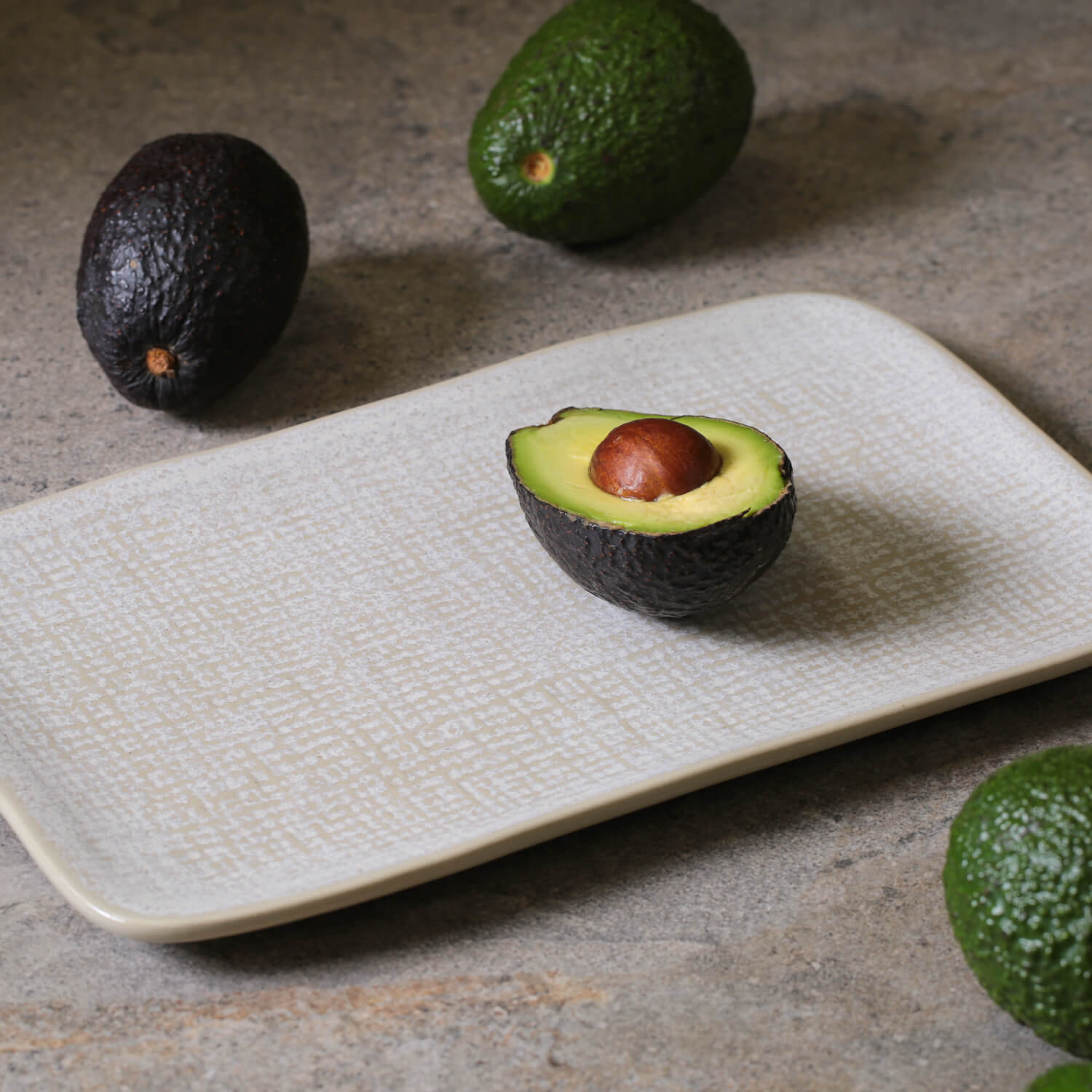 Rectangular Platter Juta Medium Set of 4