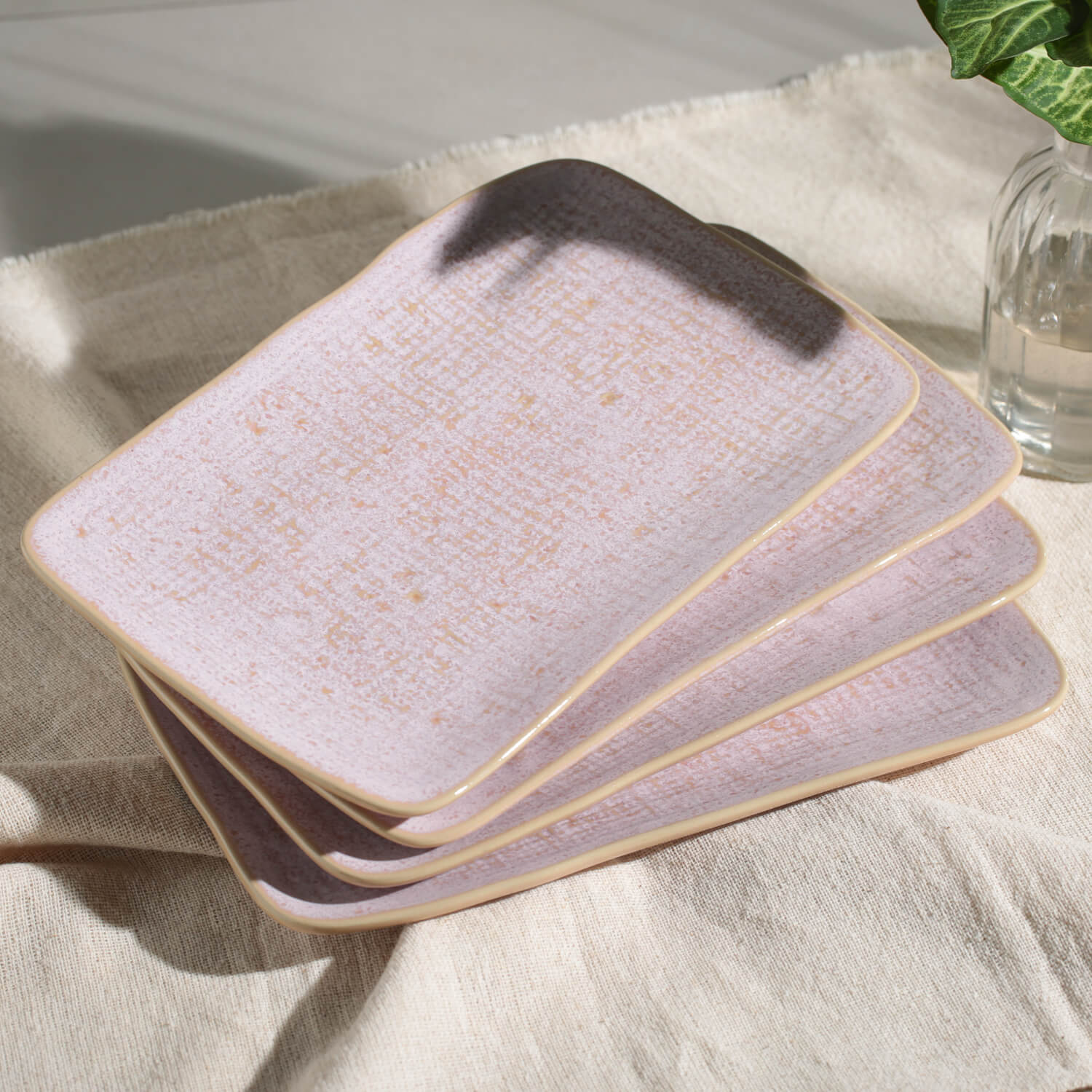 Rectangular Platter Juta Medium Set of 4