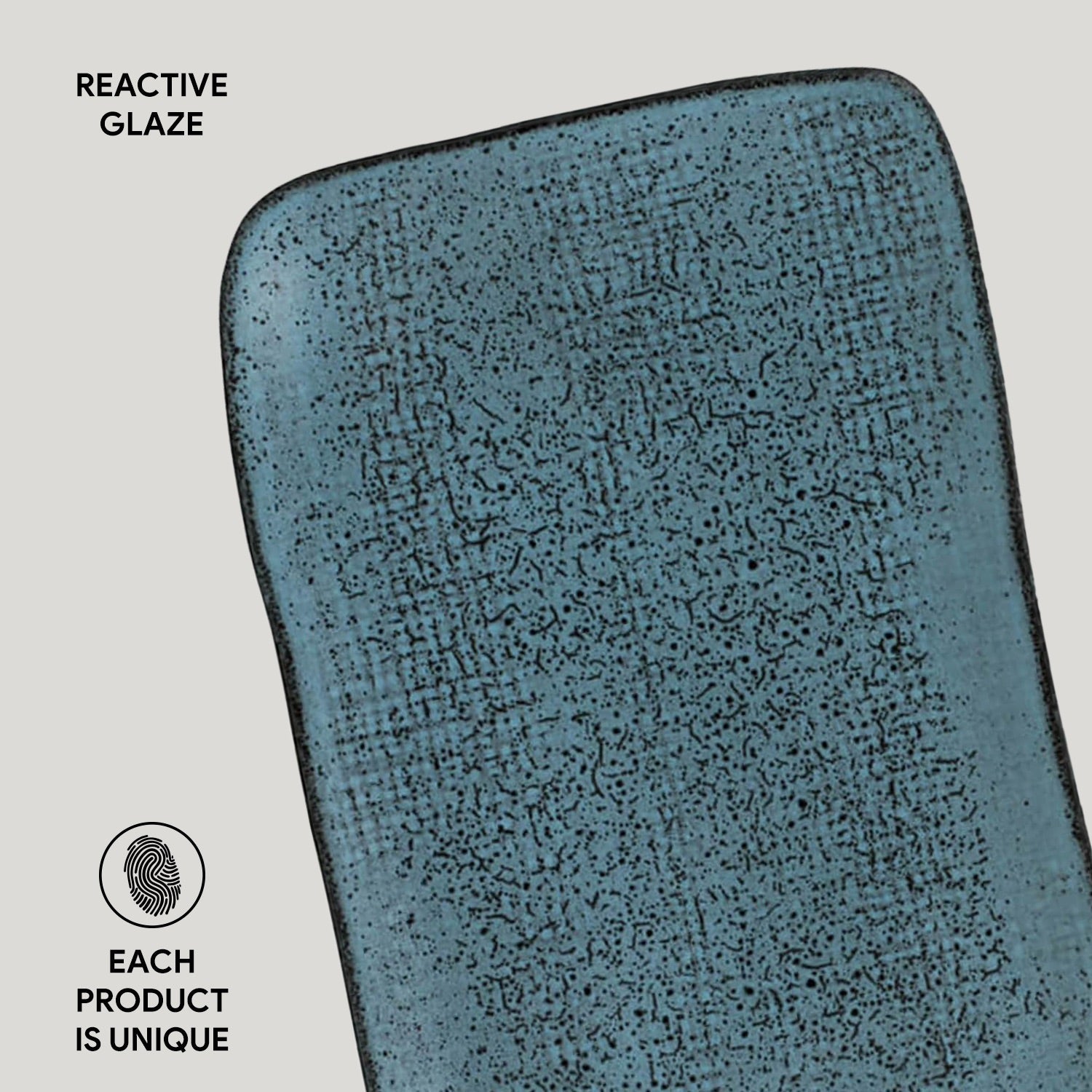 Rectangular Platter Juta Medium Set of 4