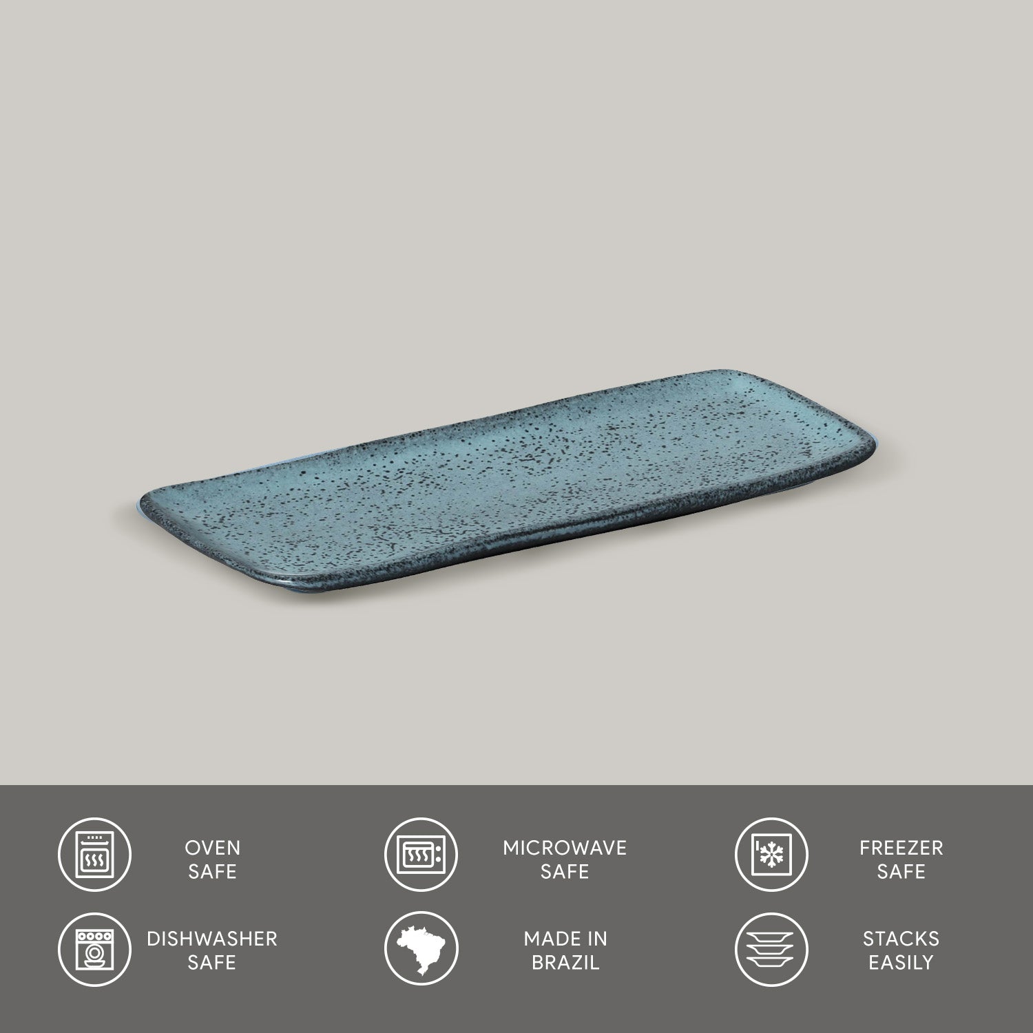 Rectangular Platter Small Set of 4