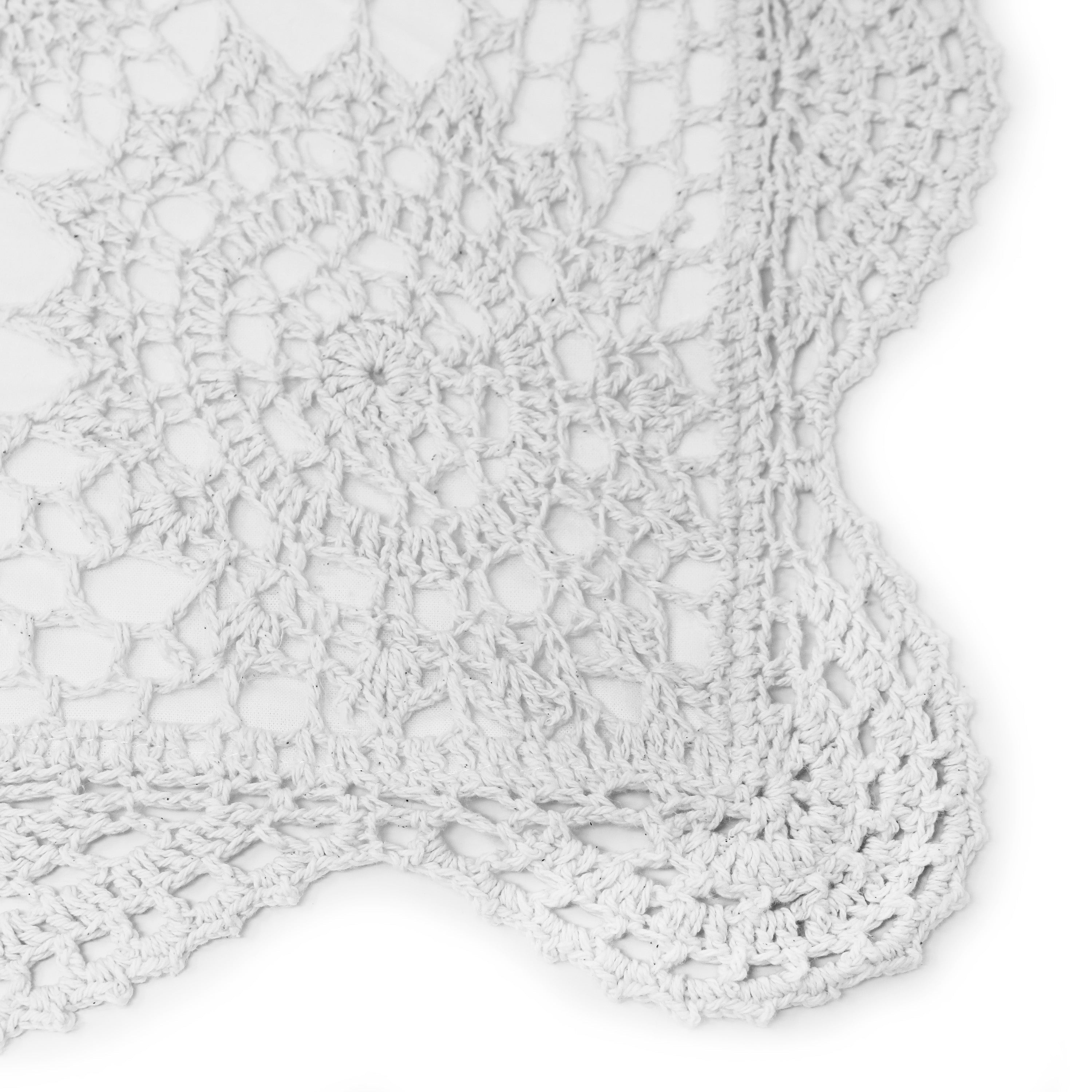 Crochet Cotton Pillow Sham Pairs