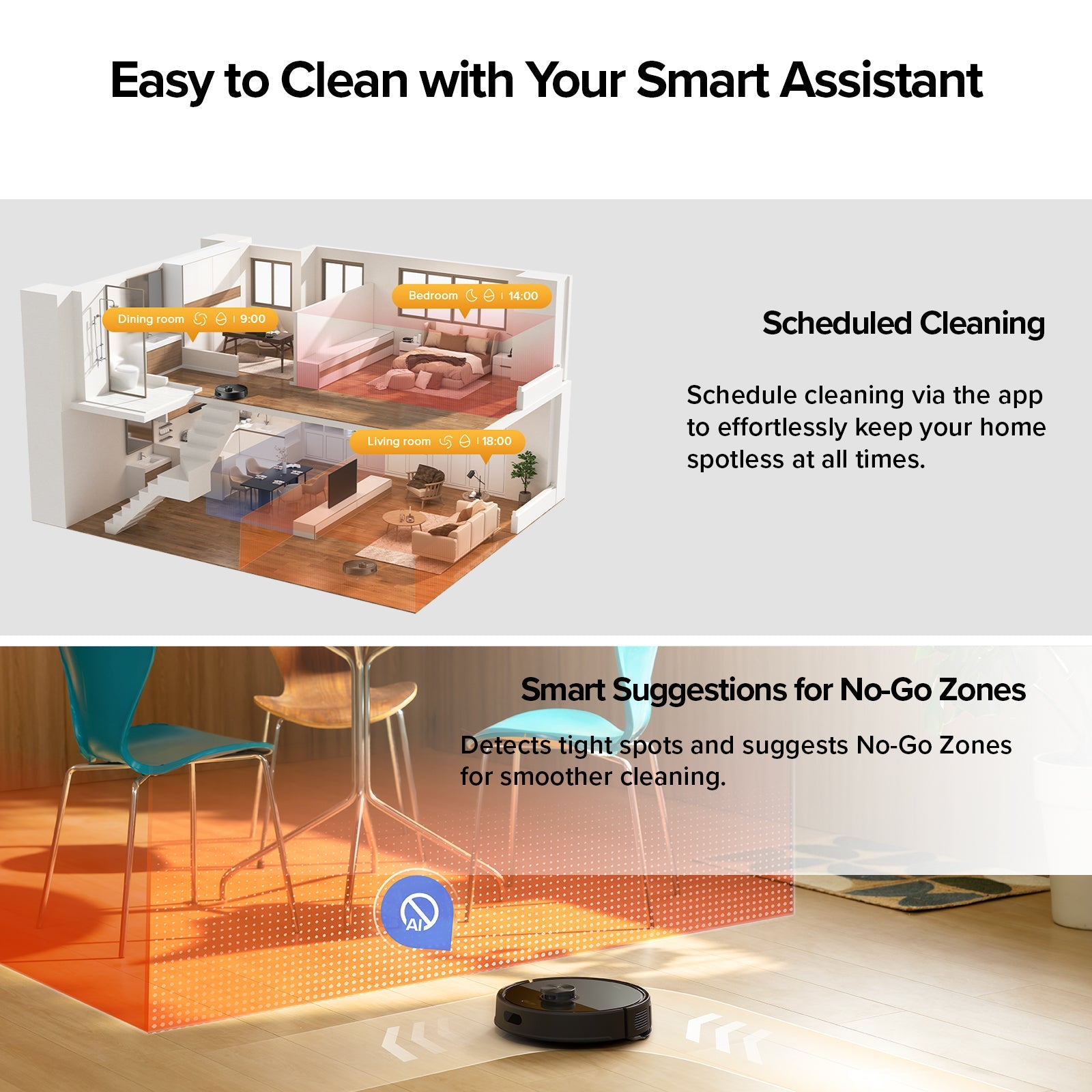 Roborock Q7 M5+ Robot Vacuum and Mop with Auto- Empty Dock