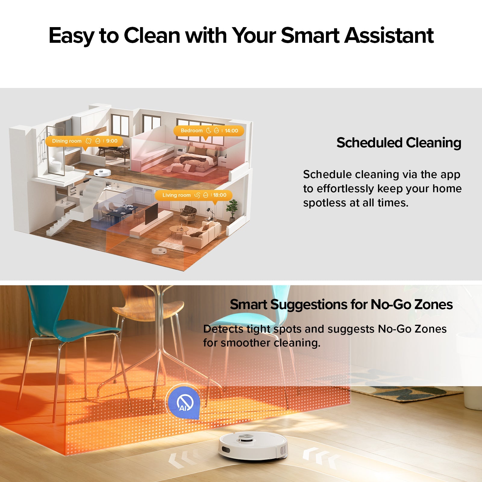 Roborock Q7 M5+ Robot Vacuum and Mop with Auto- Empty Dock