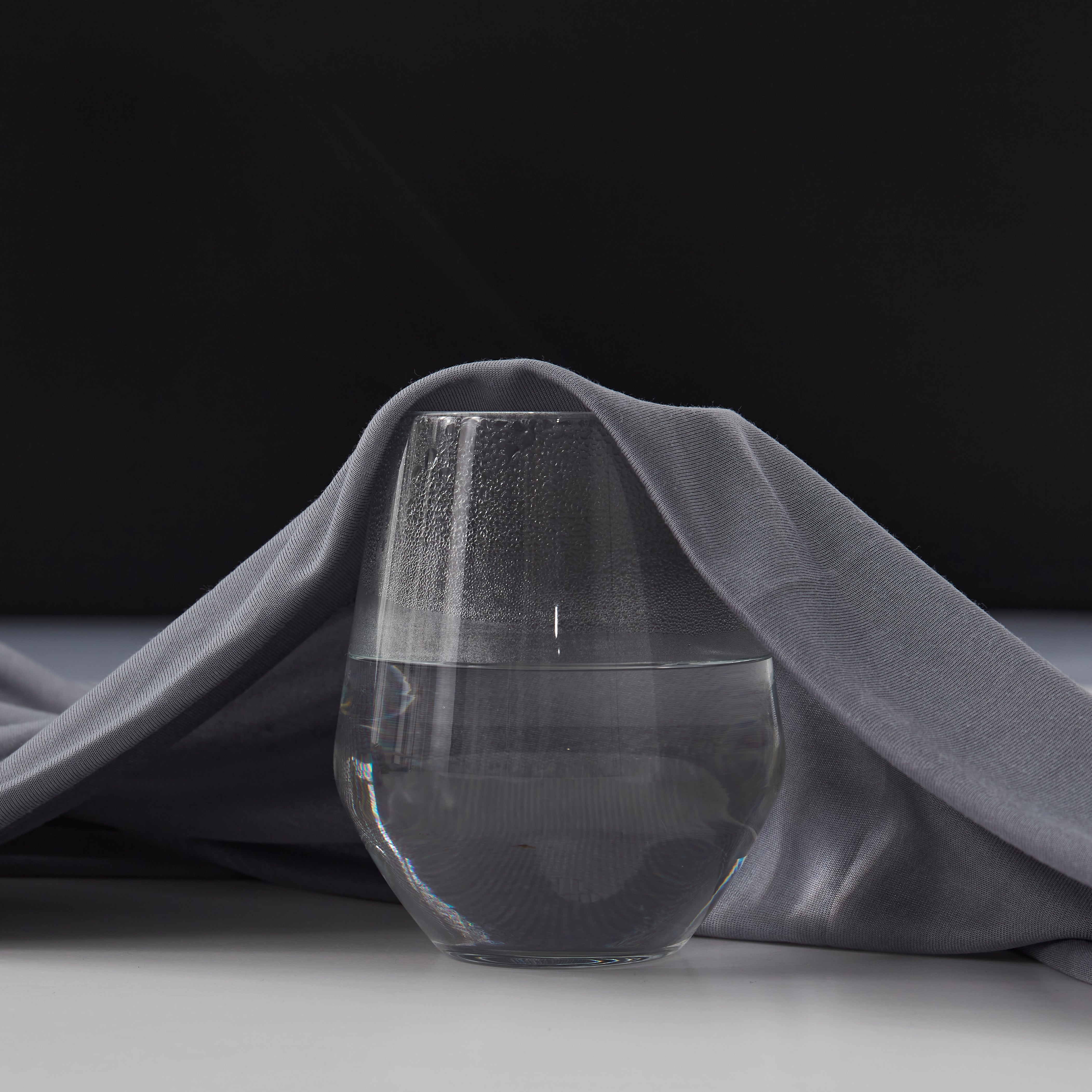 100% Microfiber Jersey Knit Sheet Set with Pillowcases - Grey