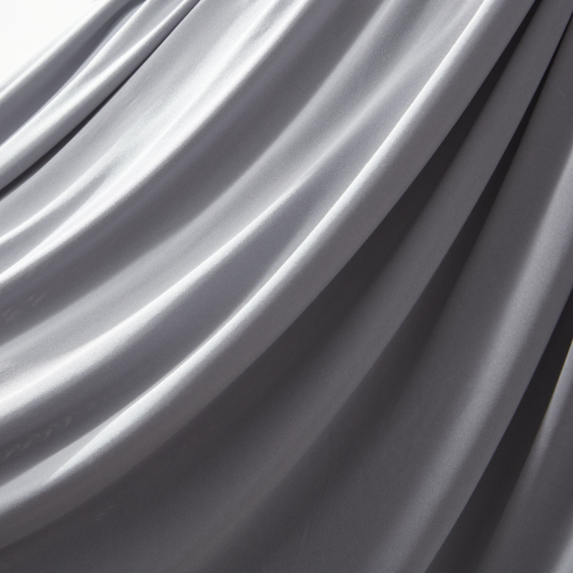 100% Microfiber Jersey Knit Sheet Set with Pillowcase - Full Grey