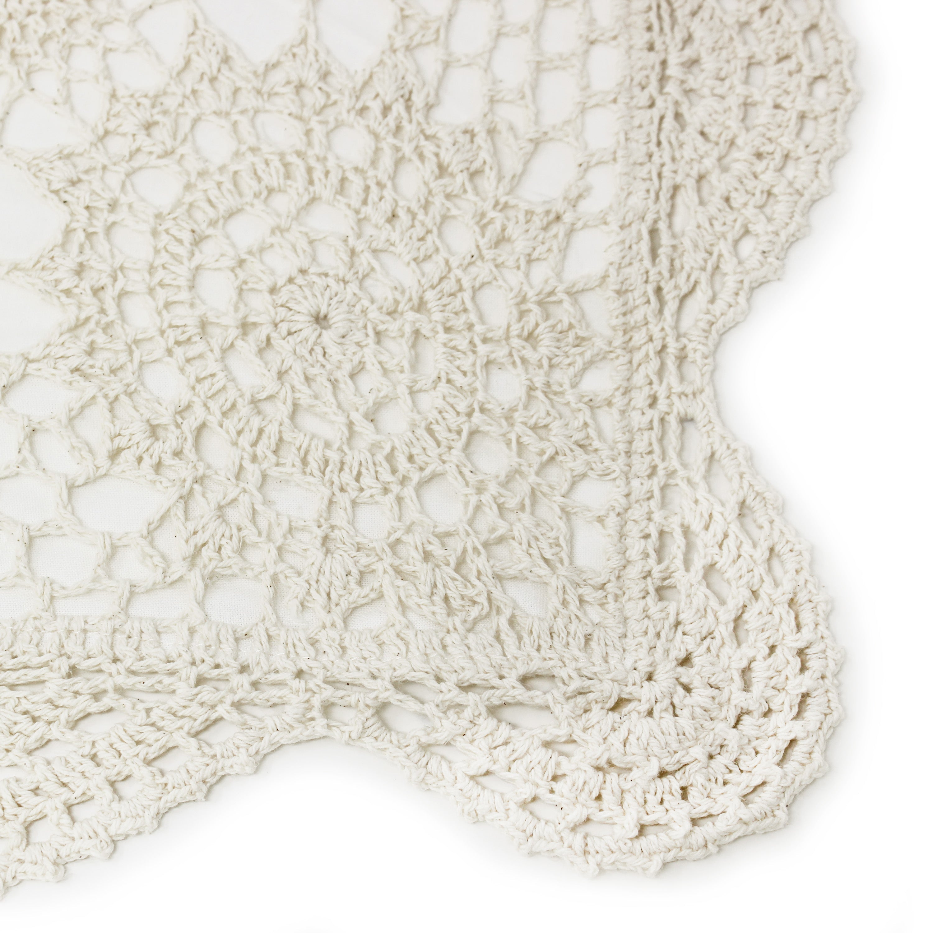 Crochet Cotton Pillow Sham Pairs