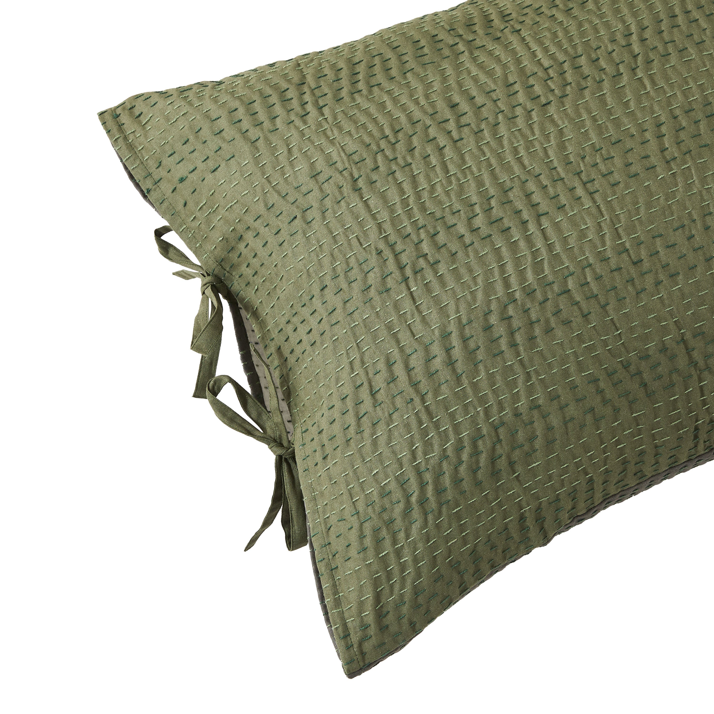 Reversible Kantha Pillow Sham Pairs