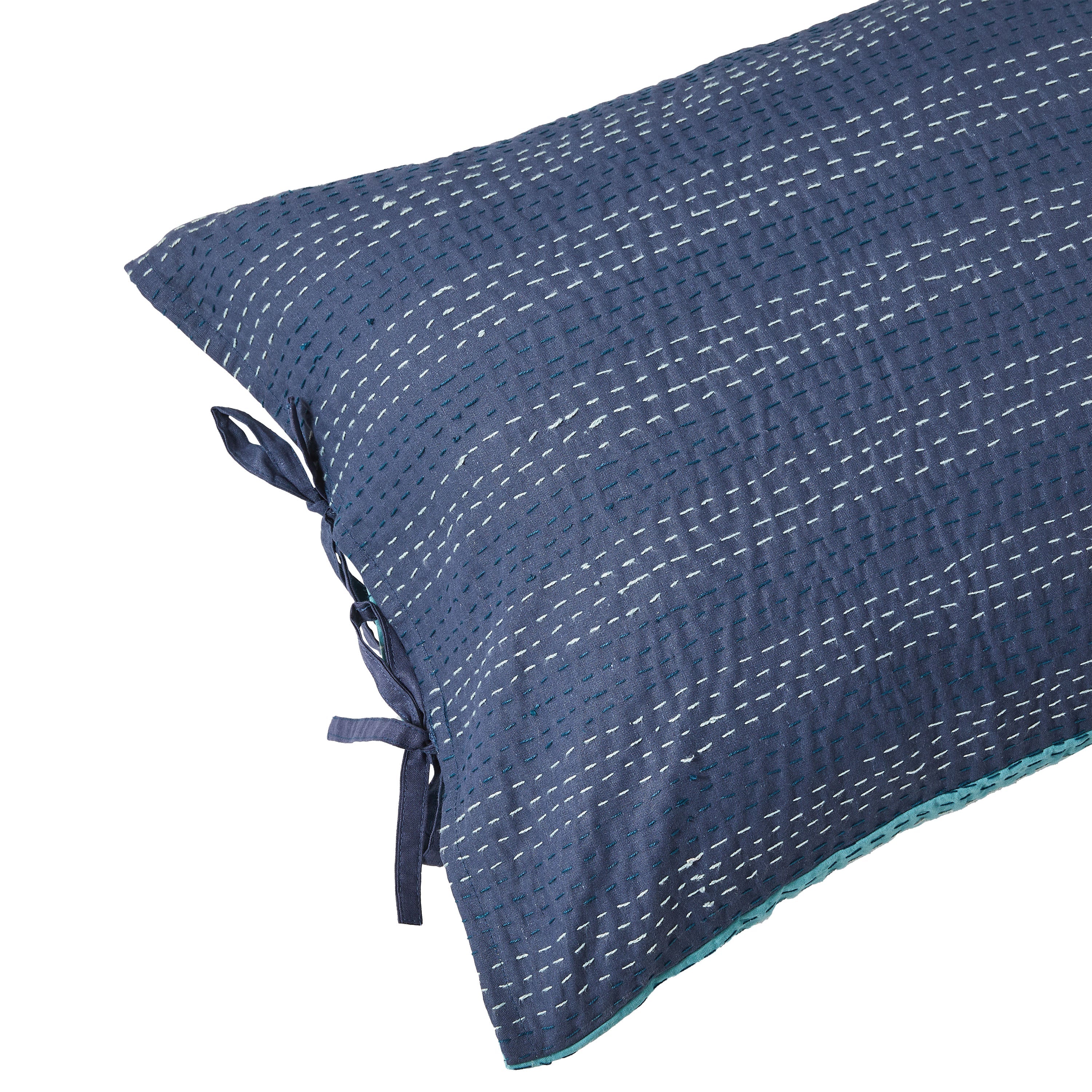 Reversible Kantha Pillow Sham Pairs
