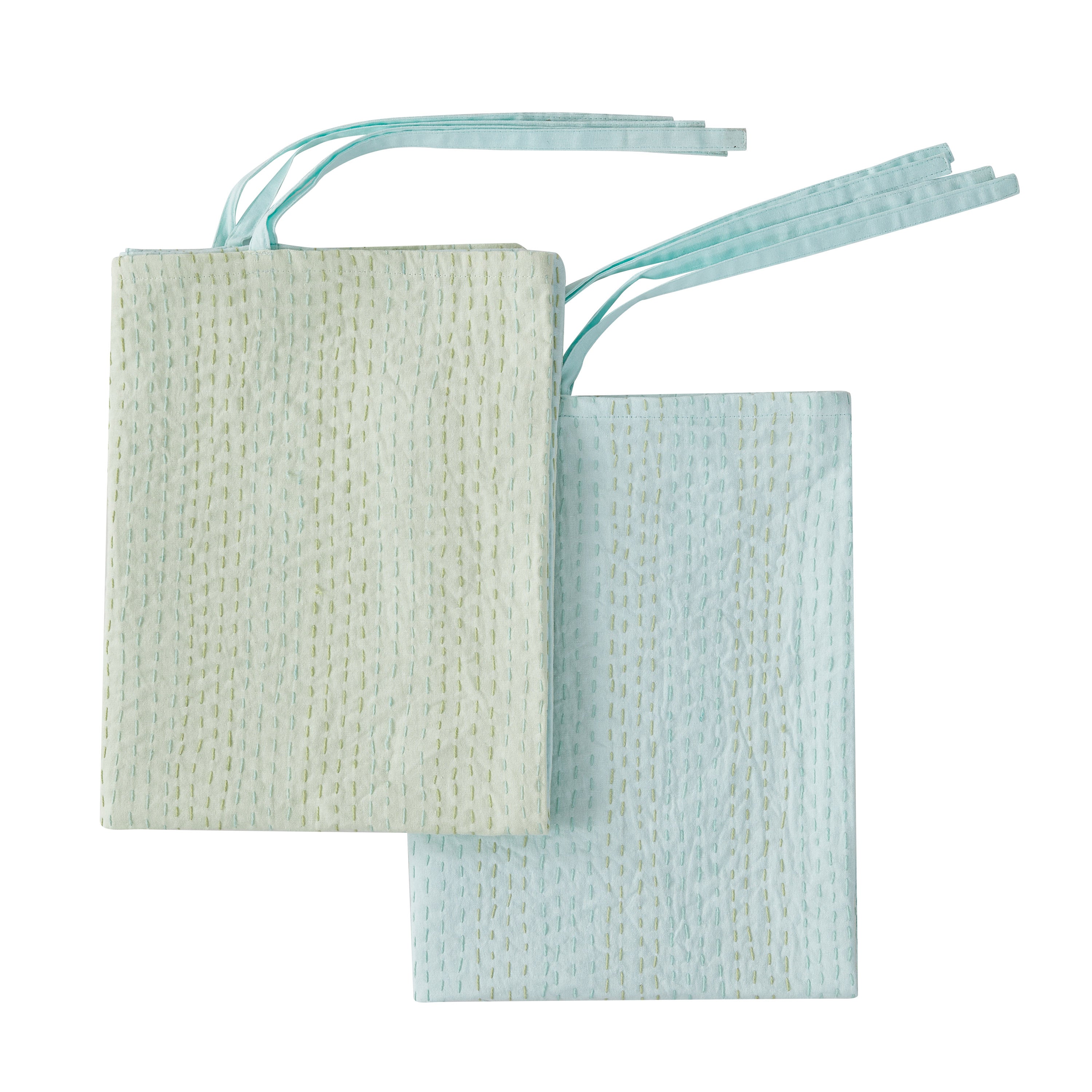 Reversible Kantha Pillow Sham Pairs