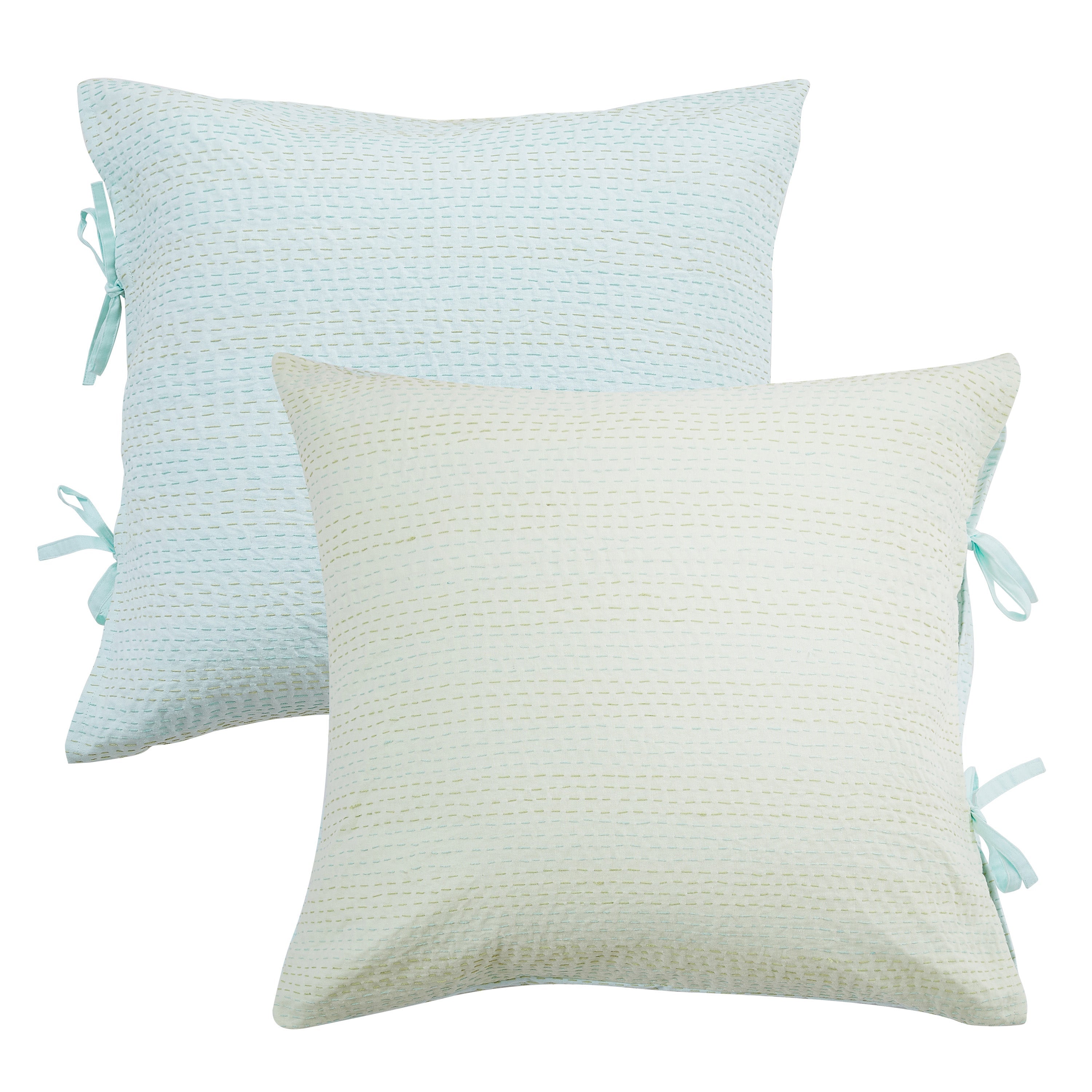 Reversible Kantha Pillow Sham Pairs