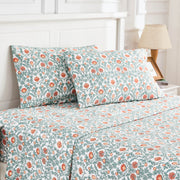 Arts & Crafts Floral Printed Sheet Set