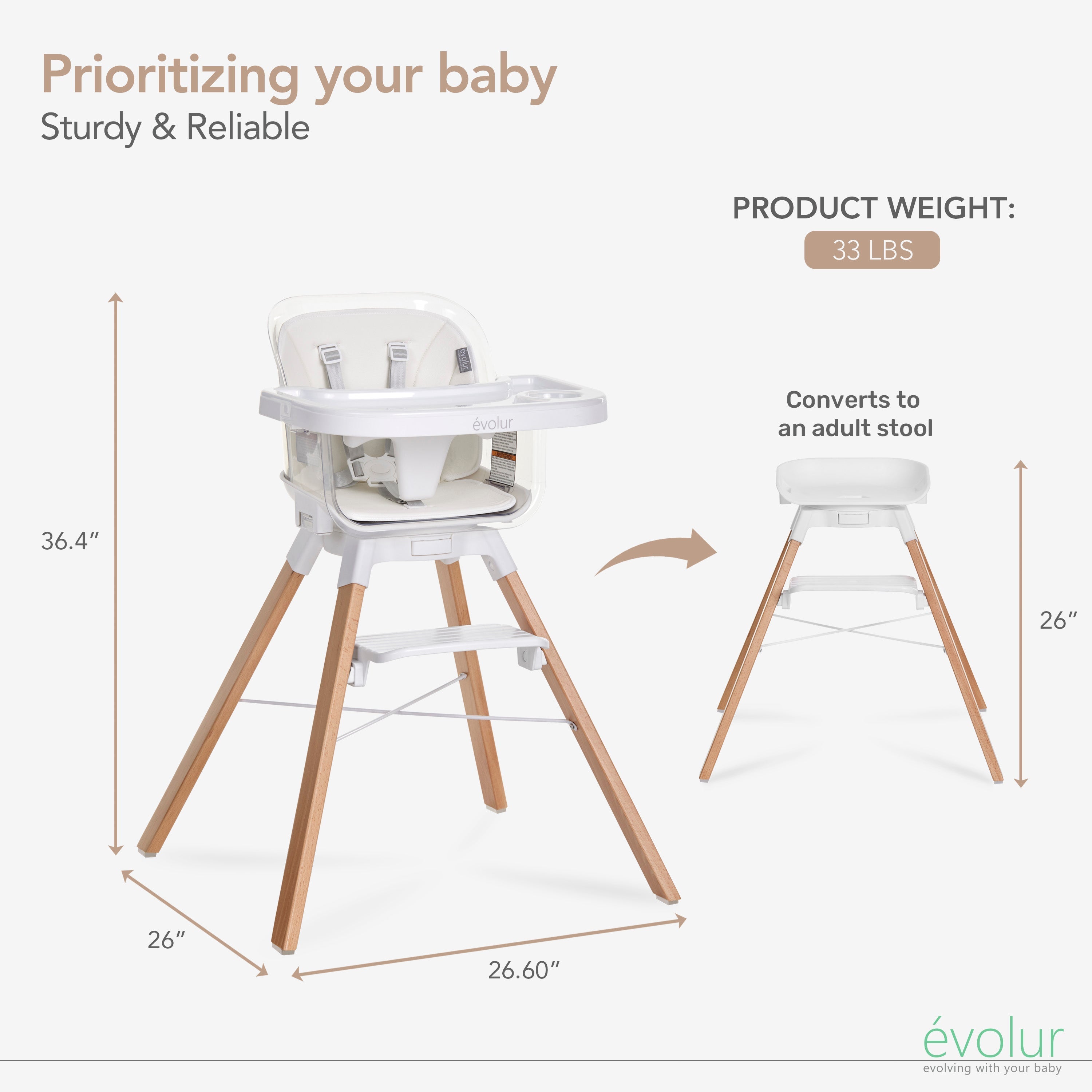 Evolur 360° Bloom Highchair
