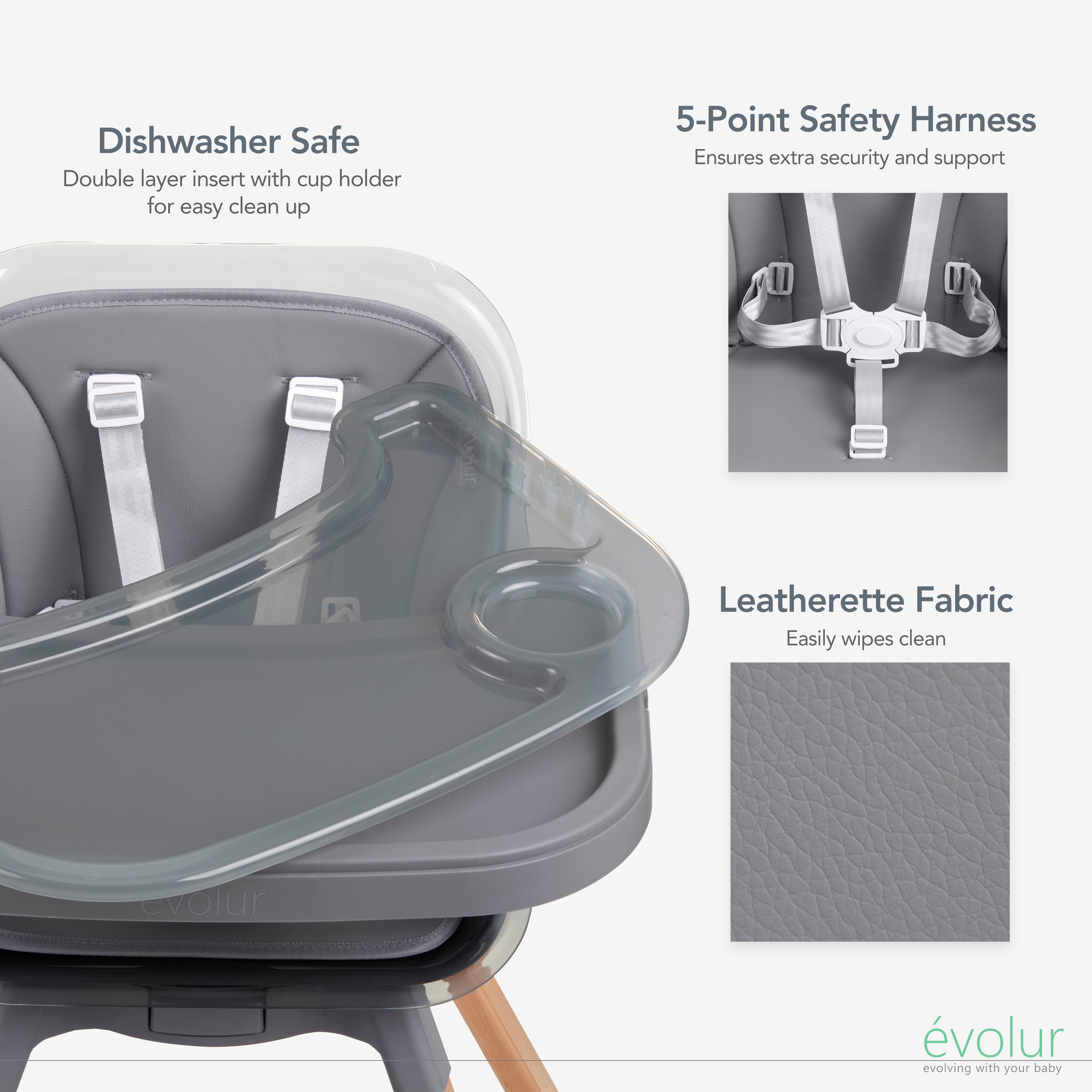 Evolur 360° Bloom Highchair