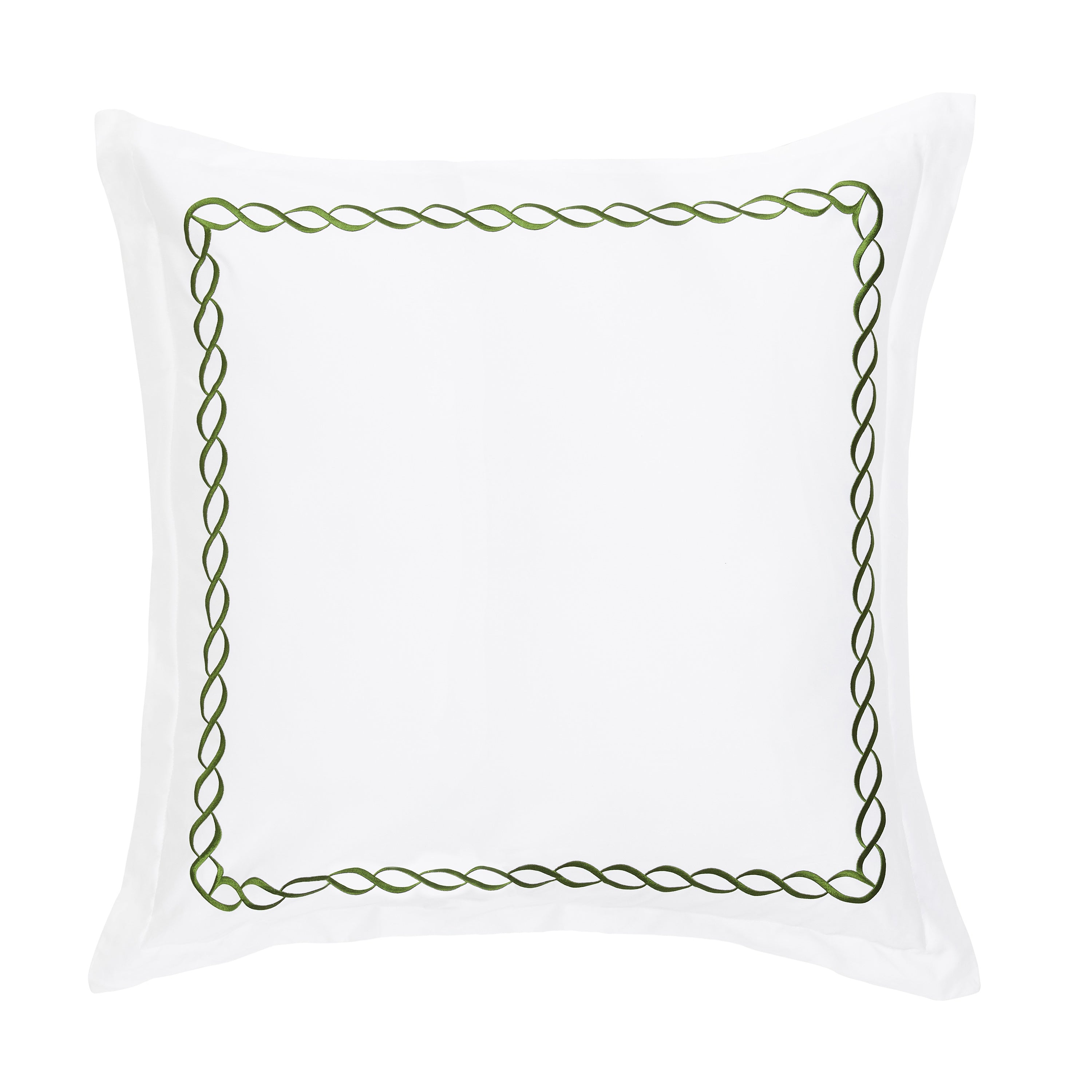 Rope Embroidered Euro Sham Pairs