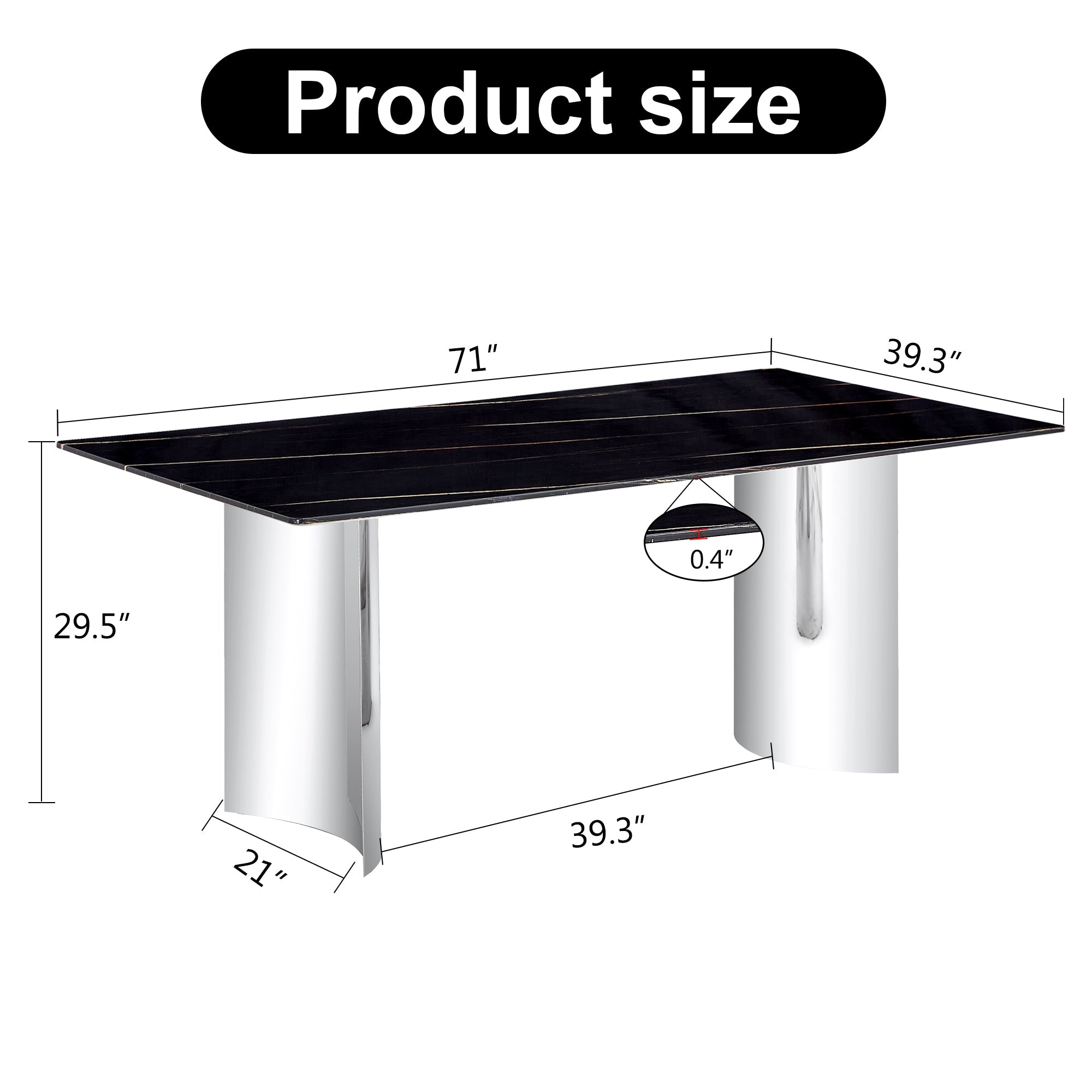 Modern Minimalist Dining Table