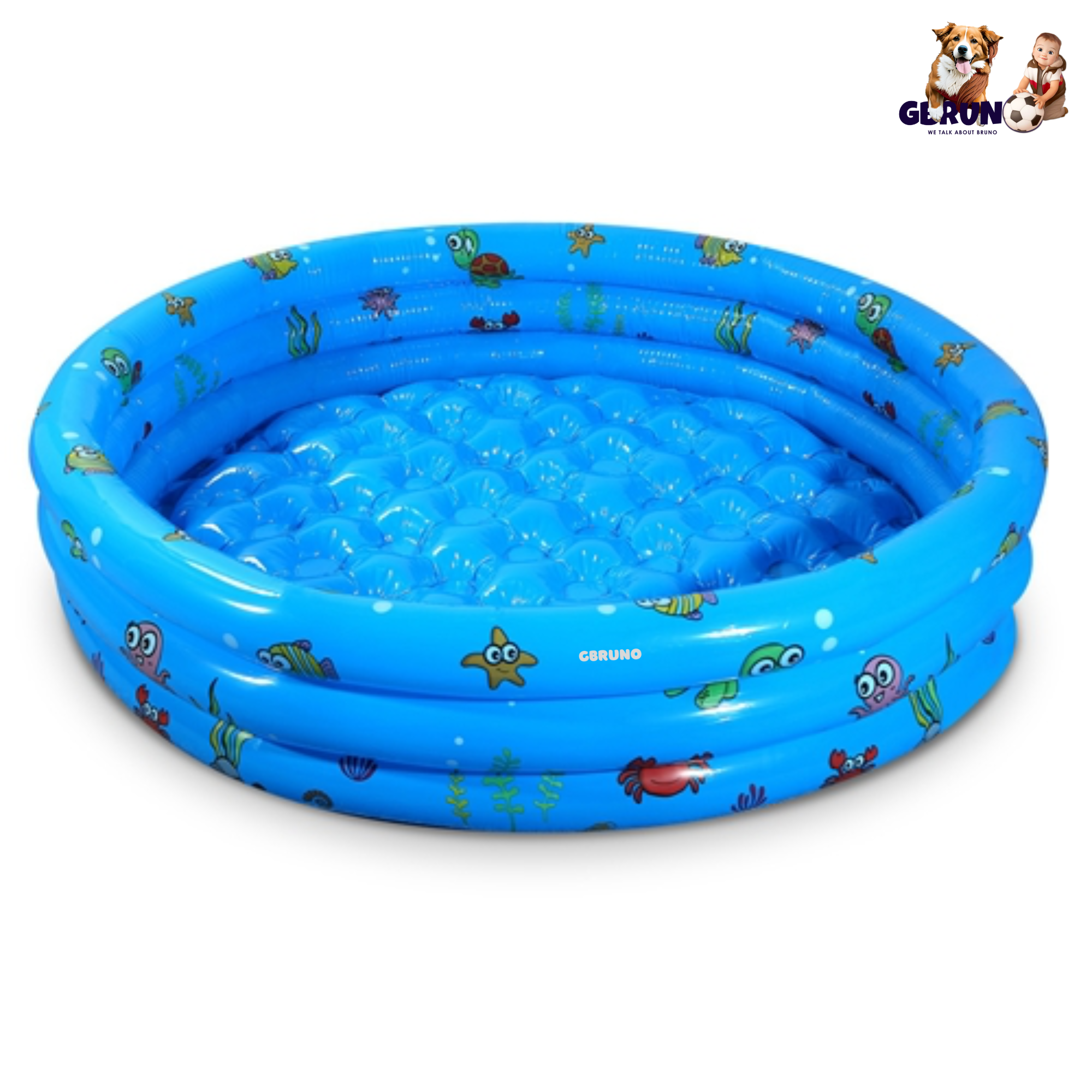 51x13Ó Inflatable Swimming Pool with 4 Valves & Bottom Water Drain Plug