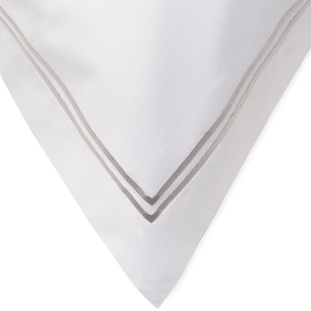 Double Stripe Embroidered Duvet Set