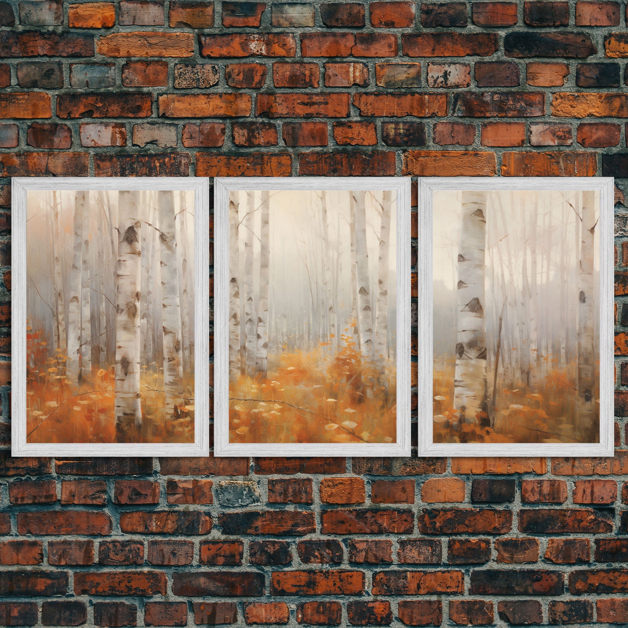 Forest Wall Art, Canvas Print, 3 Piece Wall Art