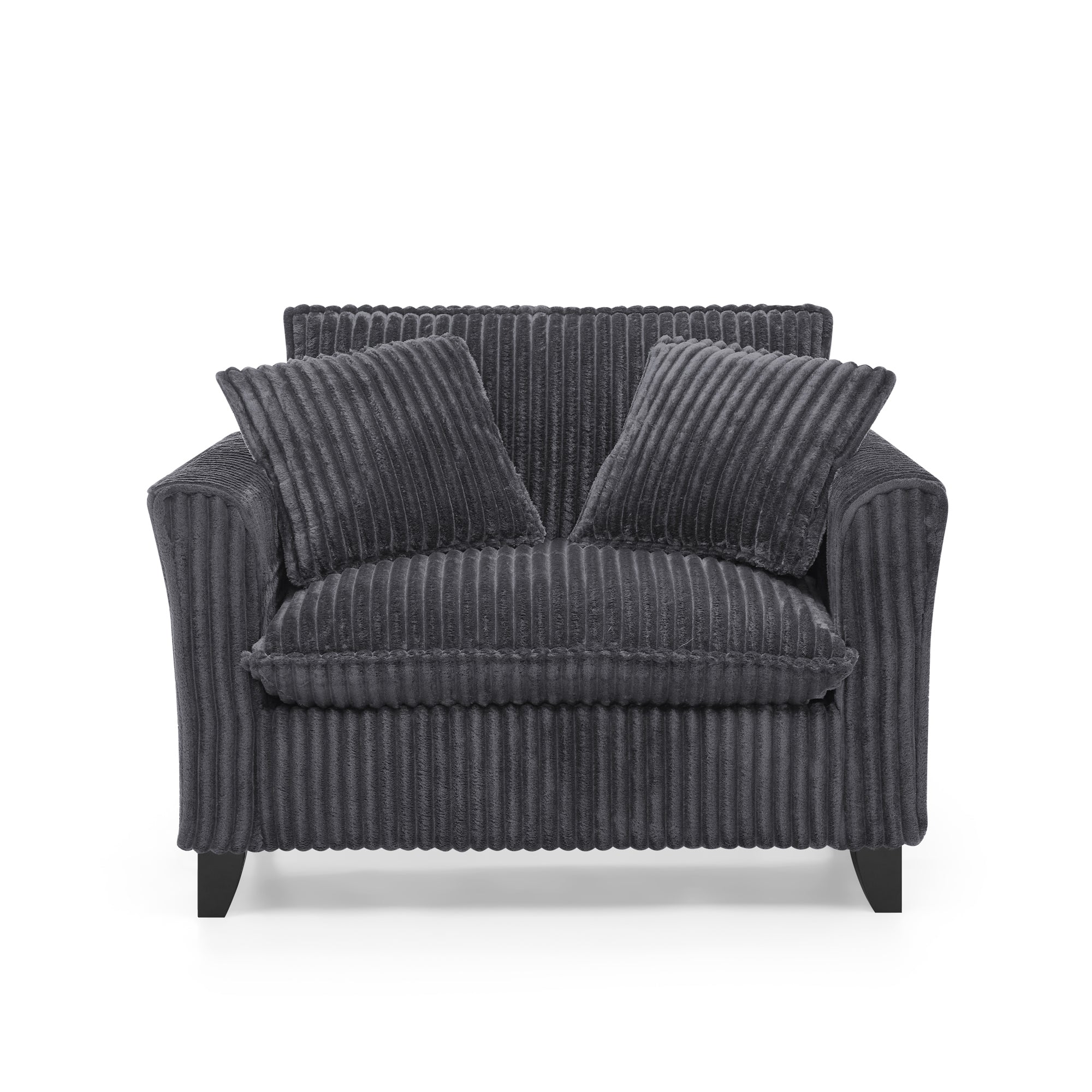 Lazy Sofa Chair with a Backrest - Grey