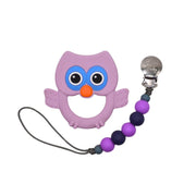Owl Teether Set - Purple