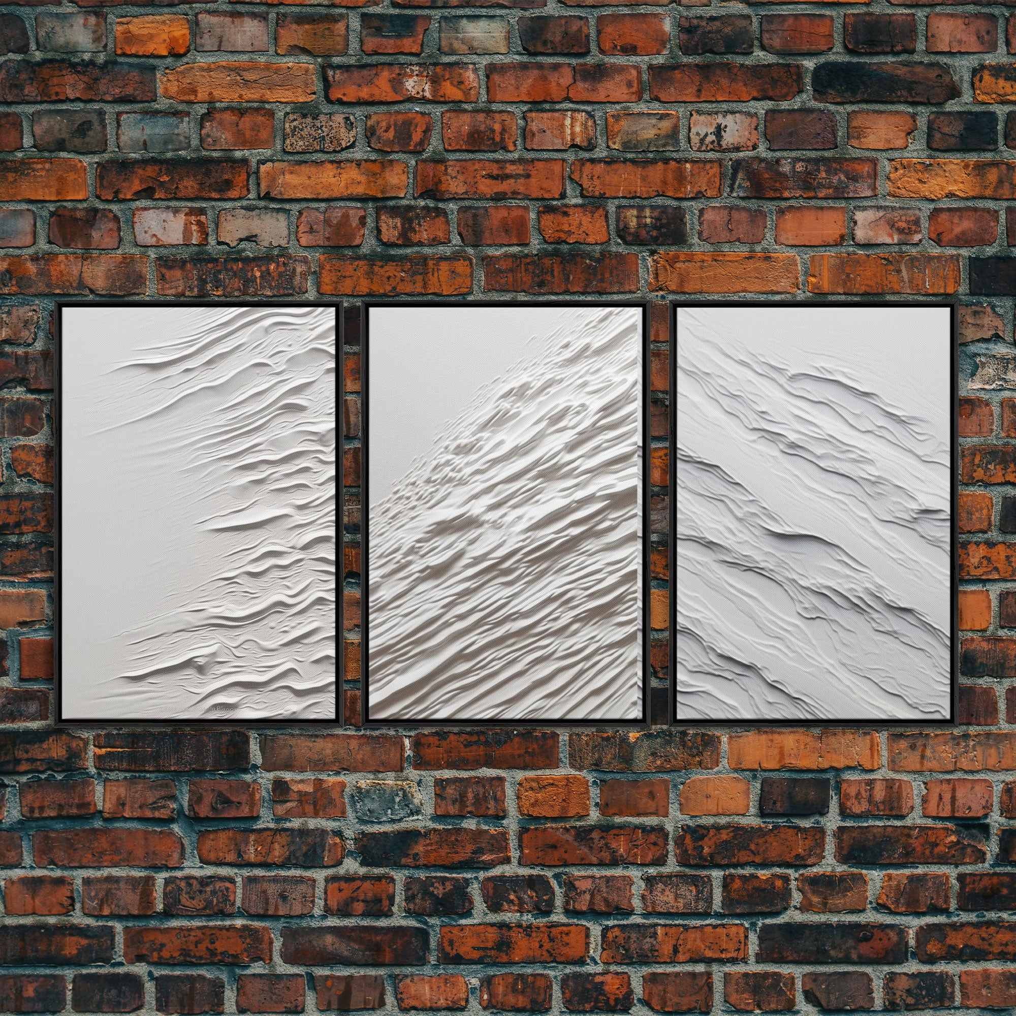Triptych Framed Canvas Print Wall Art Set of 3