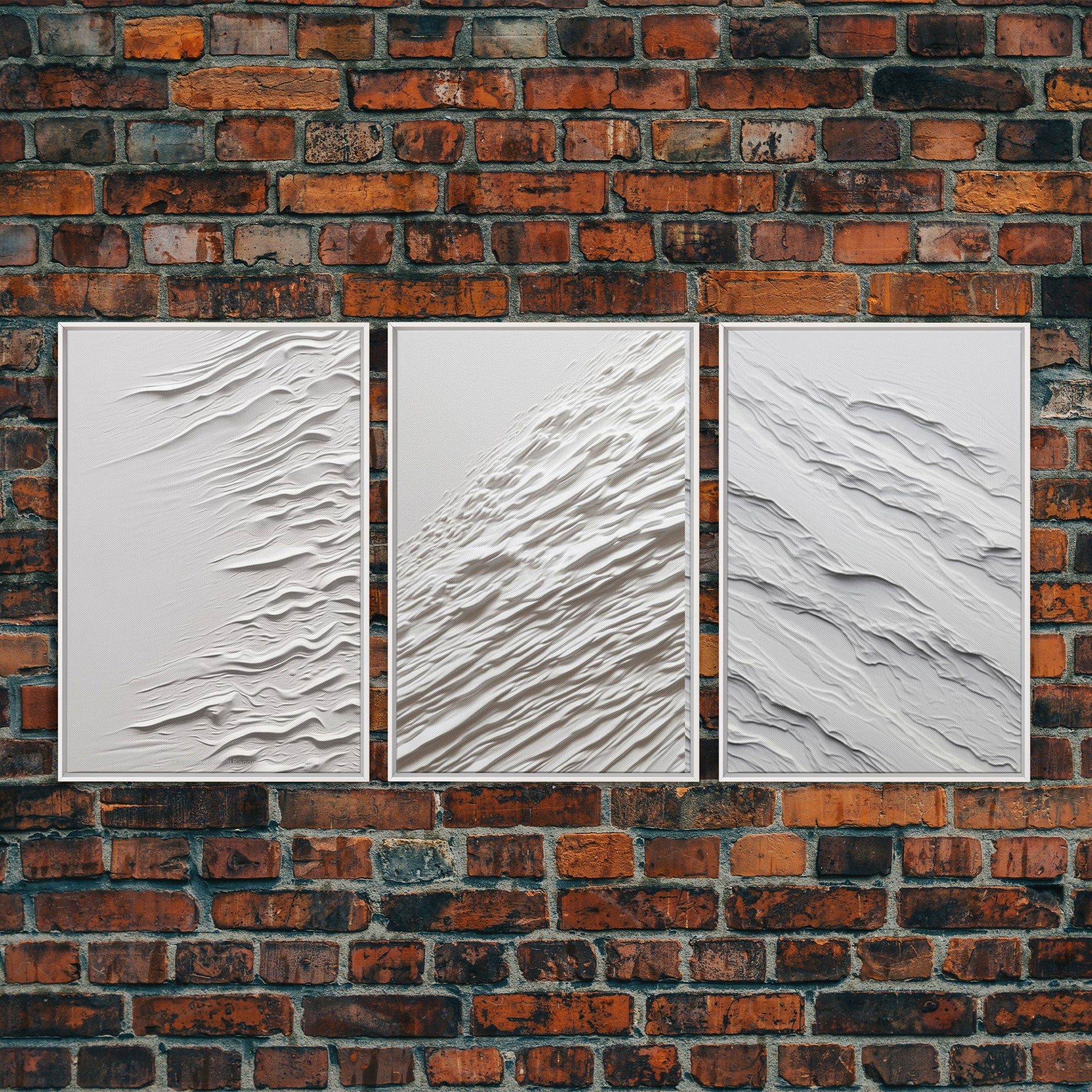 Triptych Framed Canvas Print Wall Art Set of 3