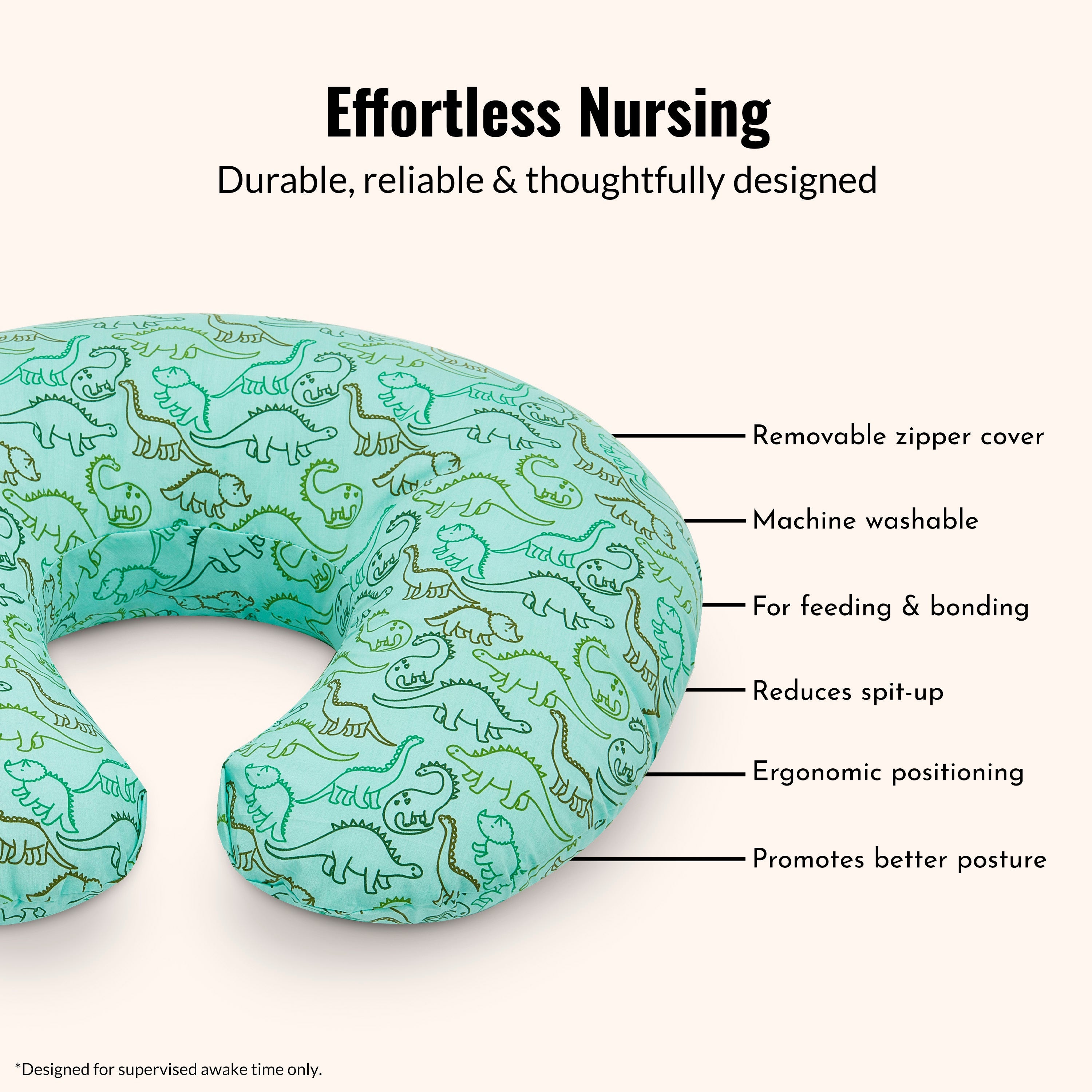 Dream On Me Beeboo Nursing Pillow And Positioner