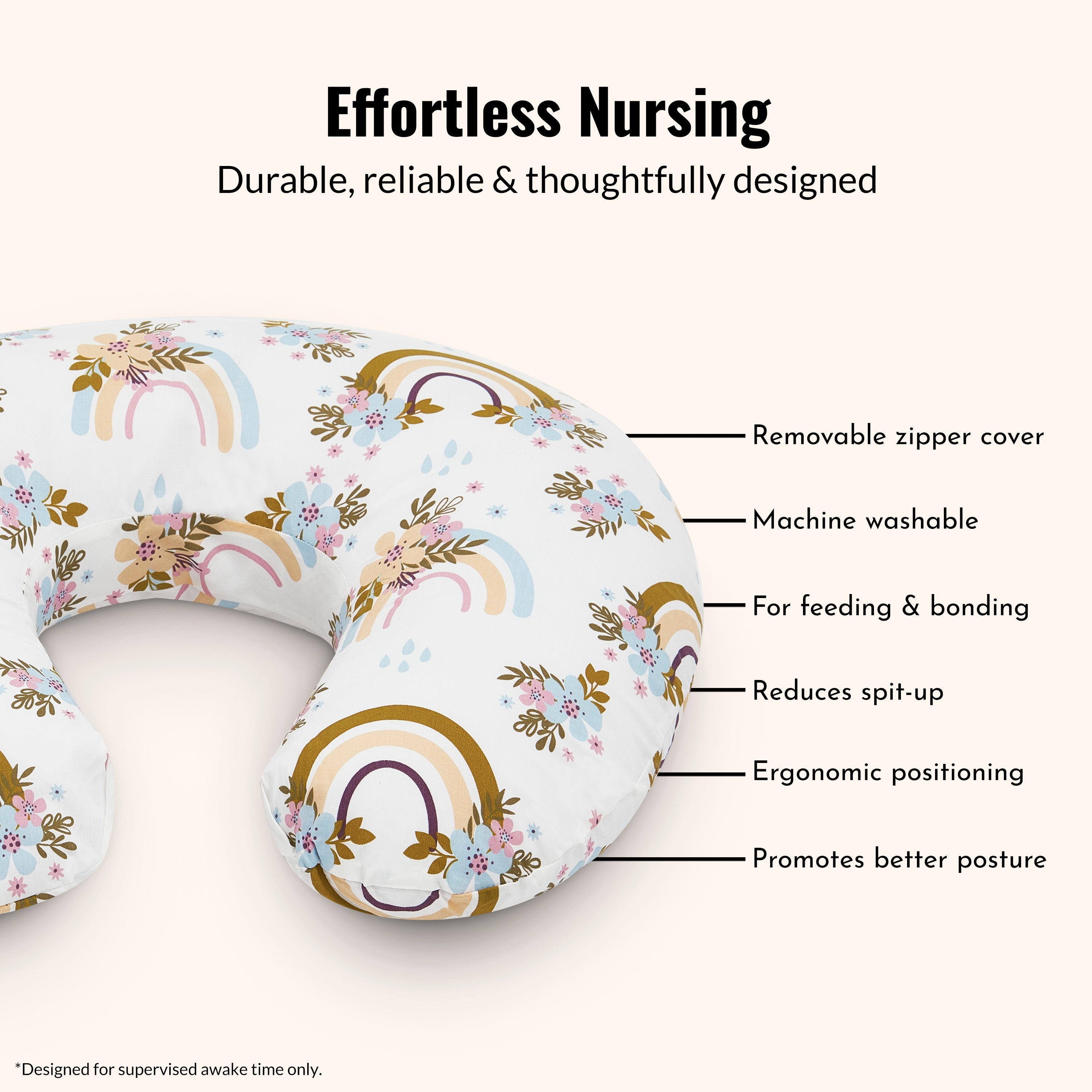 Dream On Me Beeboo Nursing Pillow And Positioner
